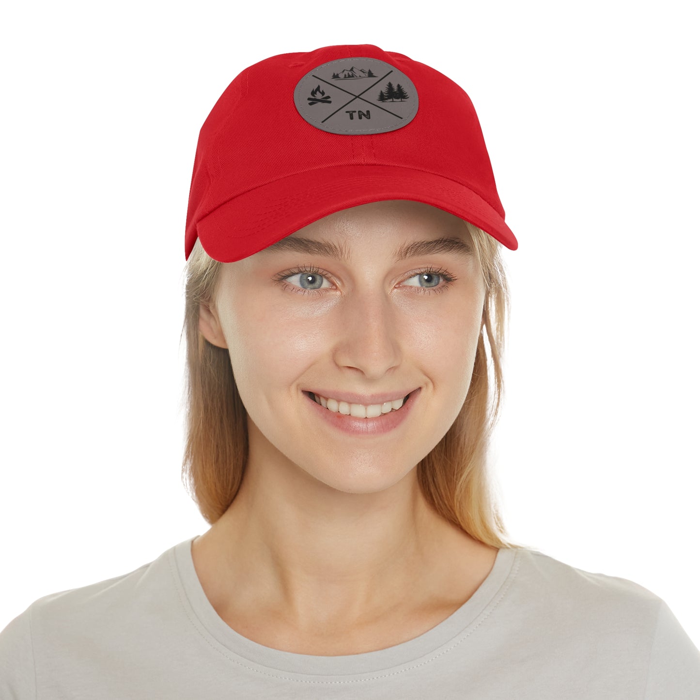 Hat with Leather Tennessee Outdoors Patch