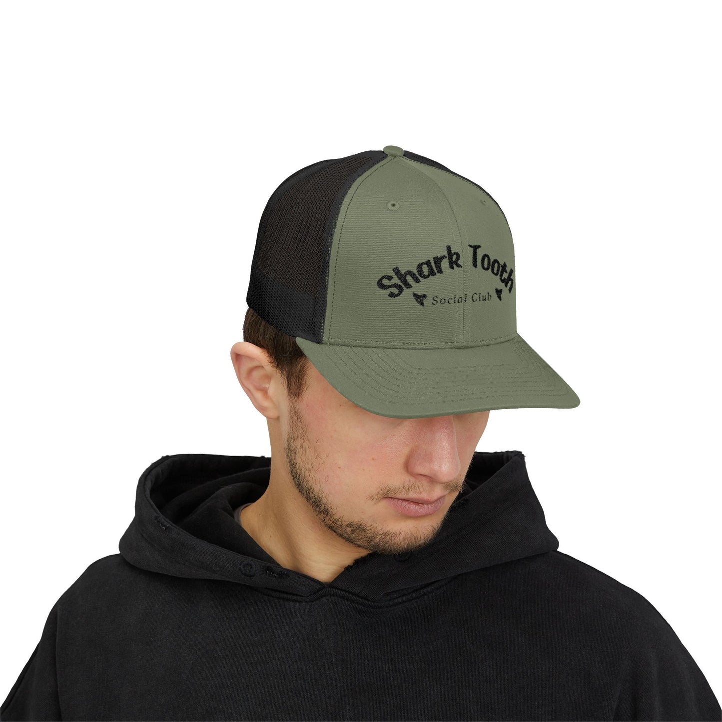 Shark Tooth Social Club Snapback Cap