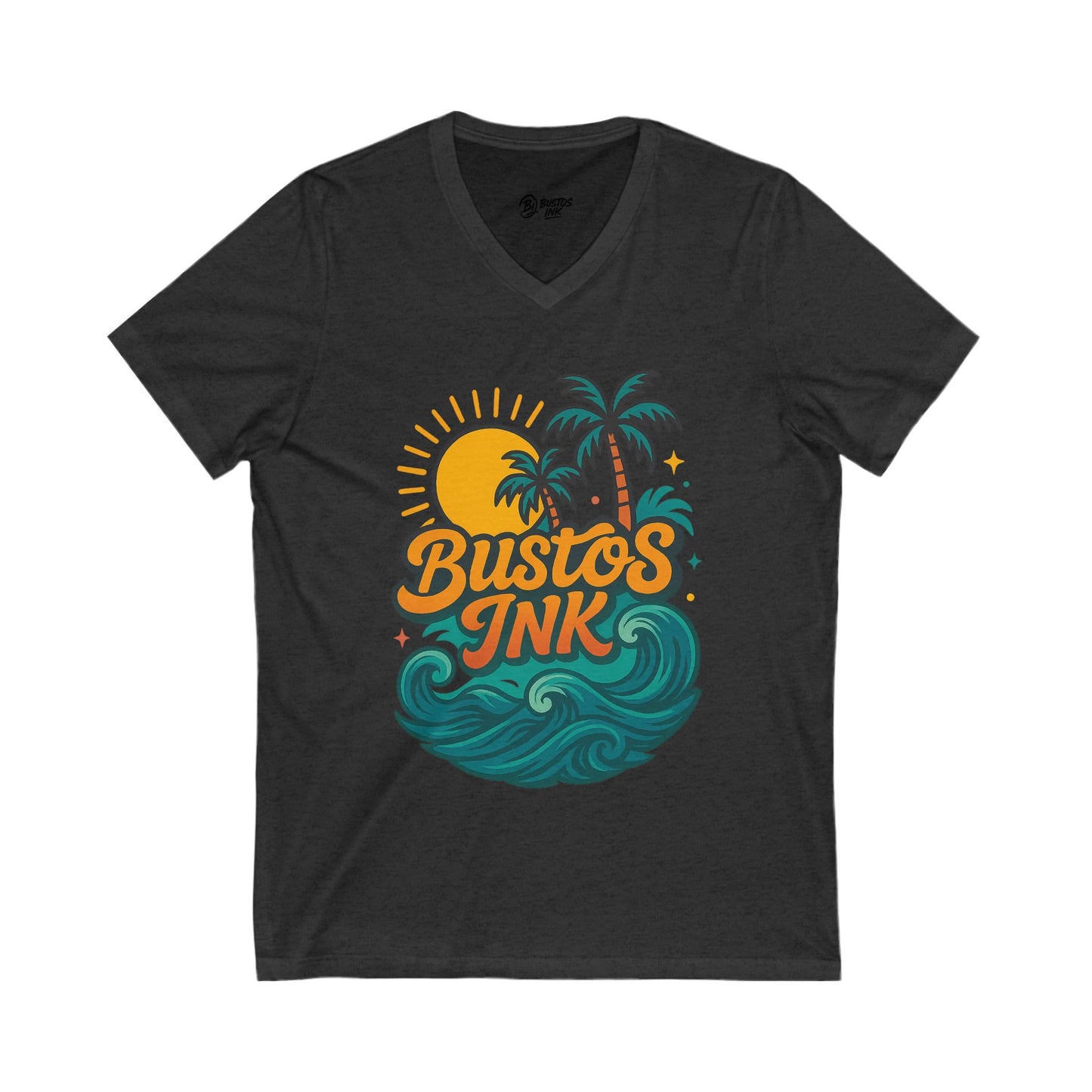 Beach Vibes Unisex Tee - Tropical Graphic T-Shirt, Summer Shirt, Casual Wear, Gift for Ocean Lovers, Vacation Apparel