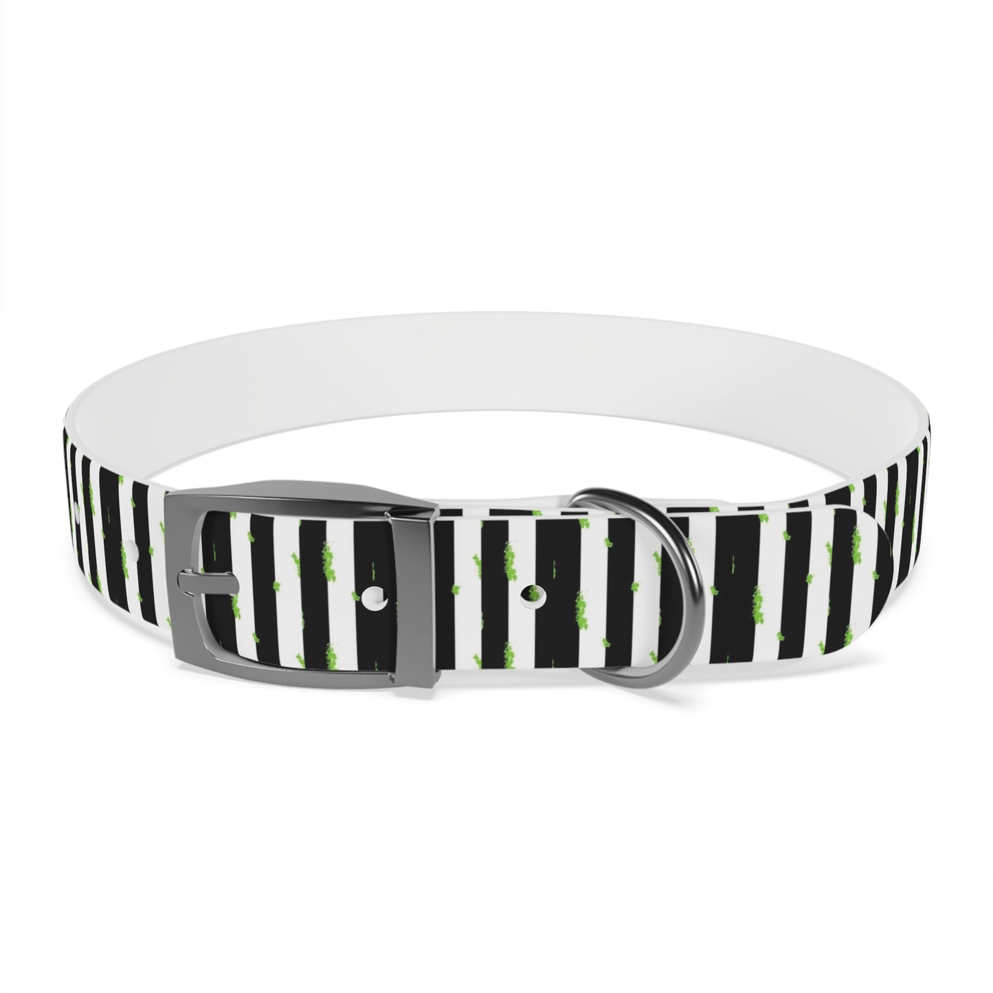 Beetlejuice Style Dog Collar