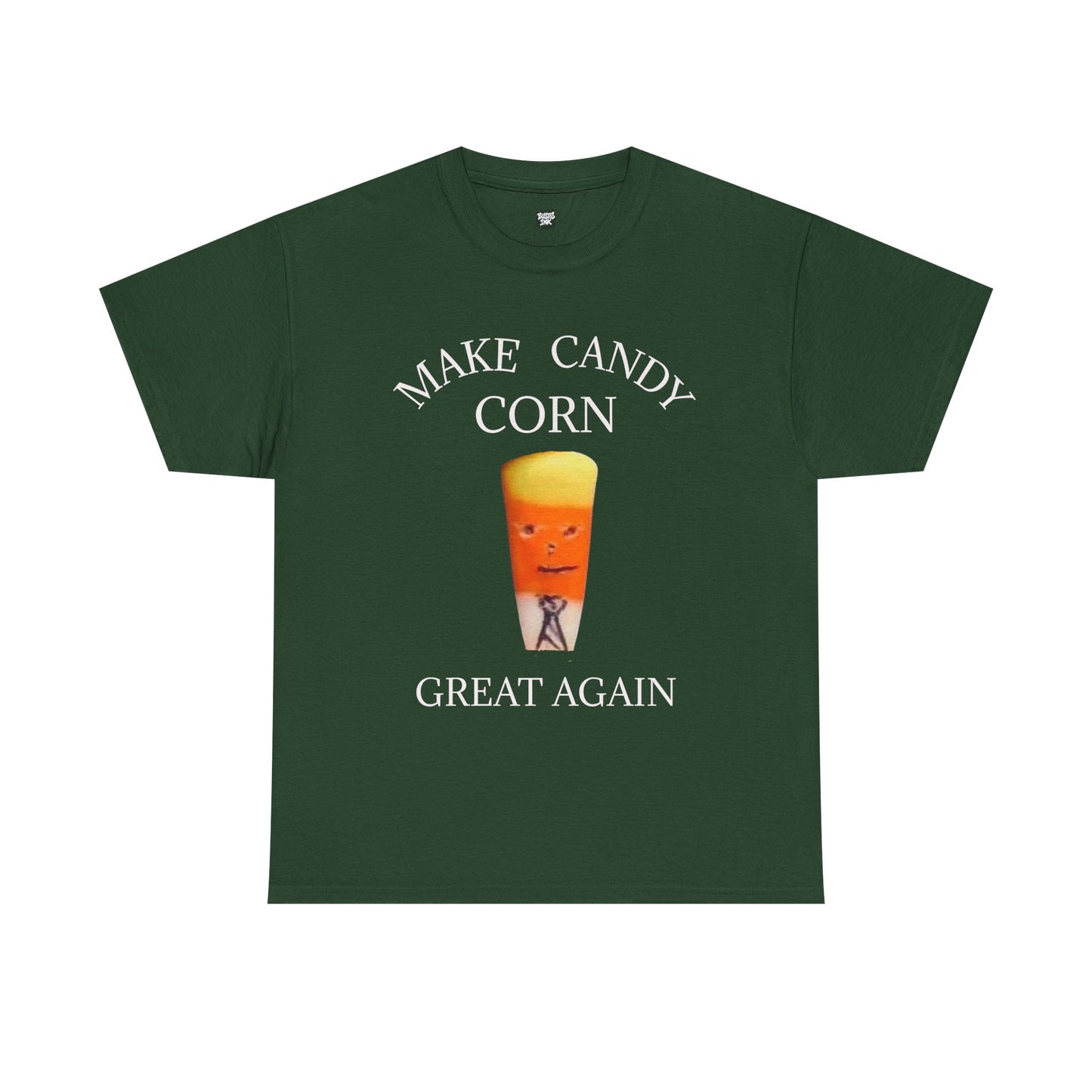 Halloween Tee, Funny Candy Corn Unisex Heavy Cotton T-Shirt