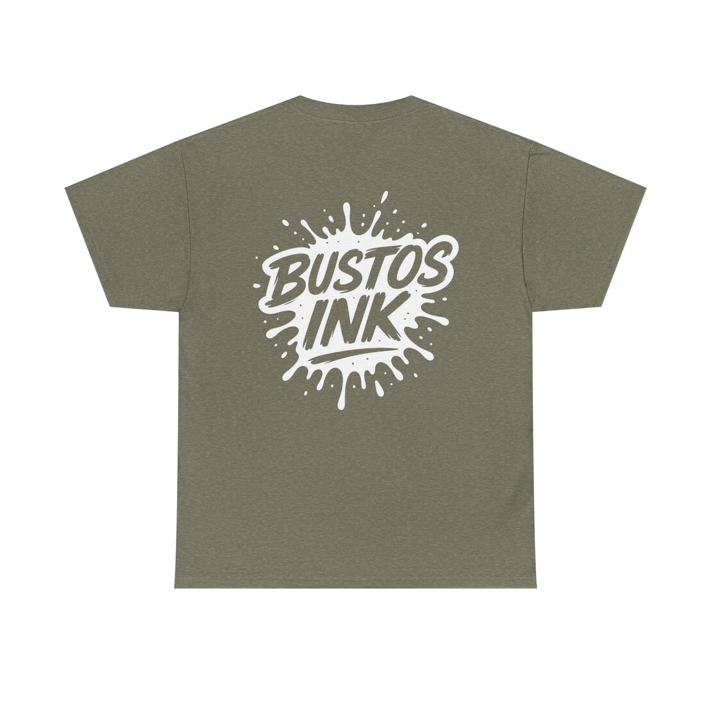 Bold Graphic Tee - Bustos Ink, Unisex Tee, Casual Wear, Street Style Shirt, Creative Gift, Graphic Art Fashion