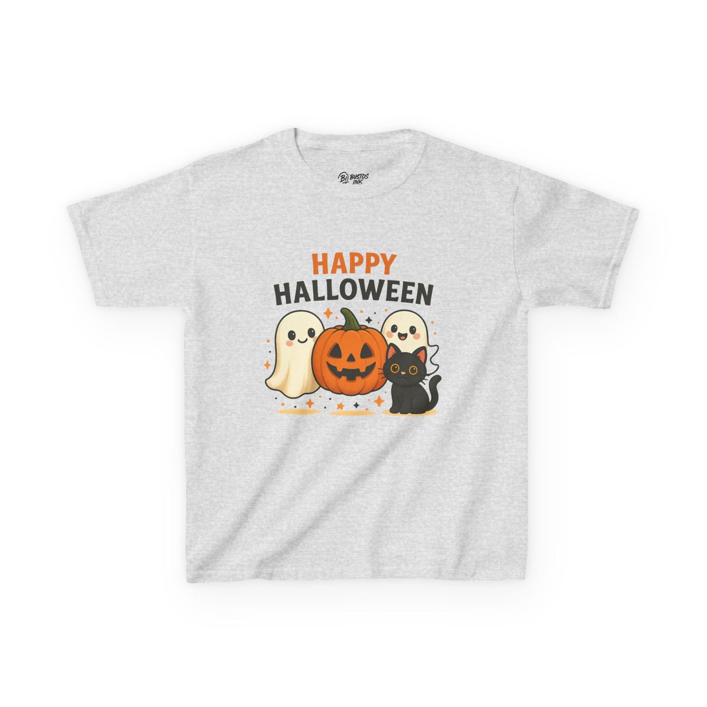 Kids Halloween Tee, Fun Halloween Shirt, Ghosts and Pumpkin Design, Spooky Kids T-Shirt, Fall Festival Apparel, Halloween Costume Tee