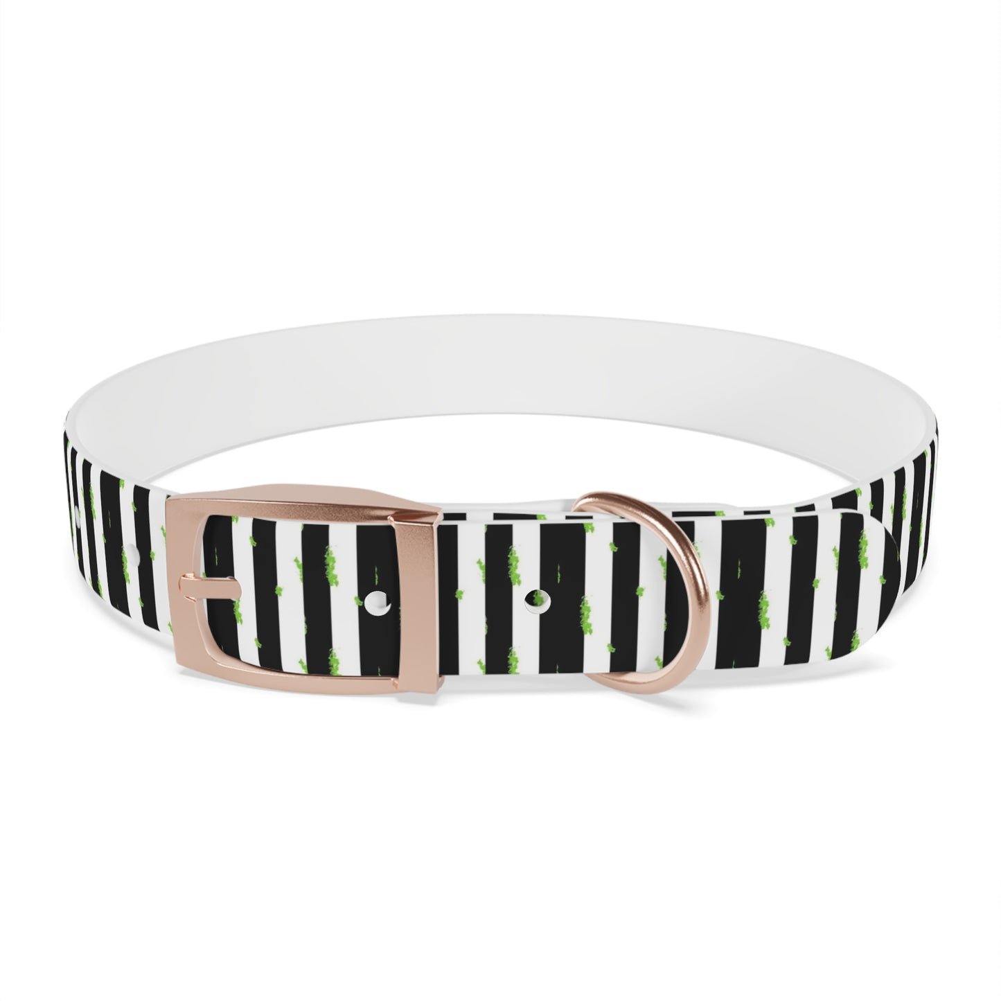 Beetlejuice Style Dog Collar