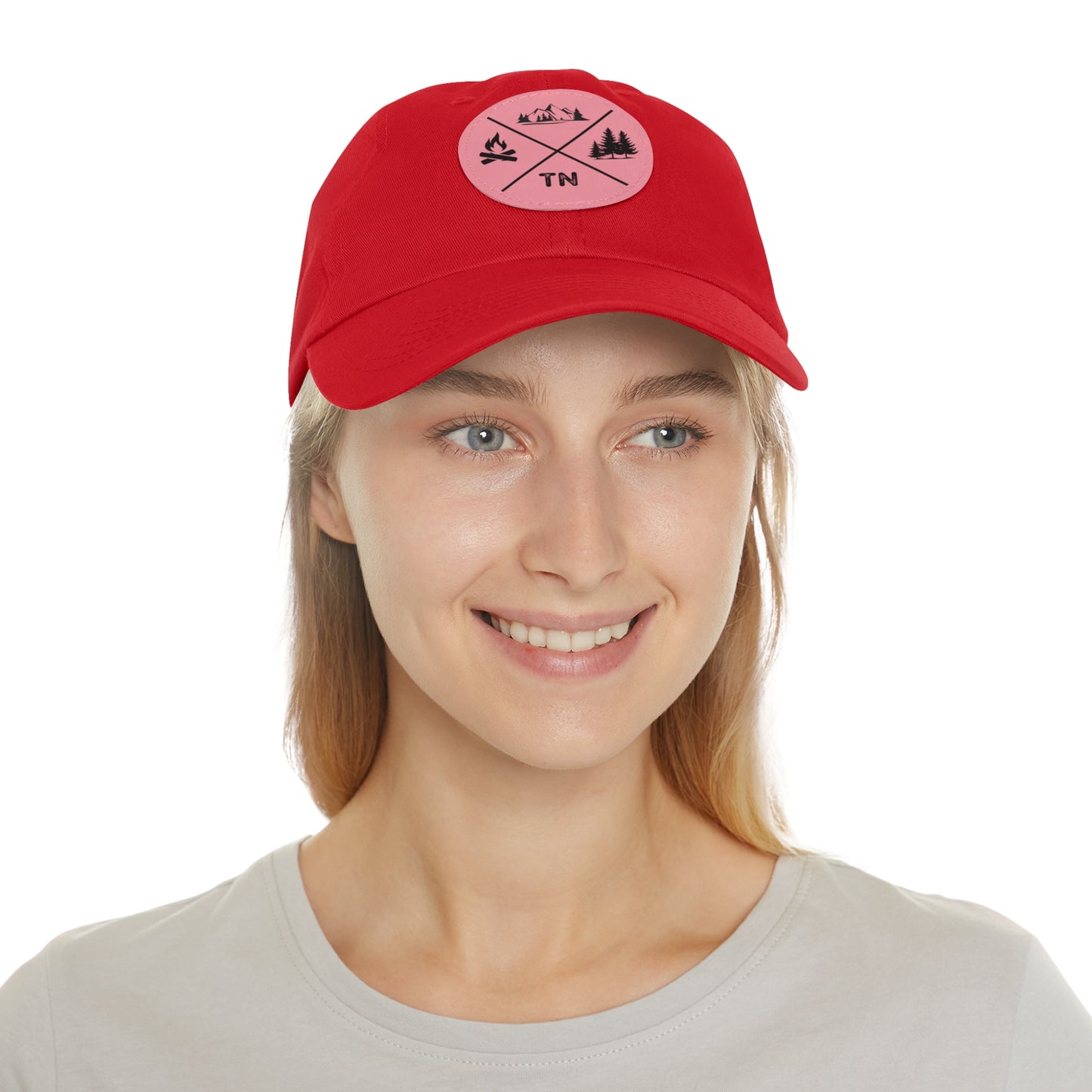 Hat with Leather Tennessee Outdoors Patch