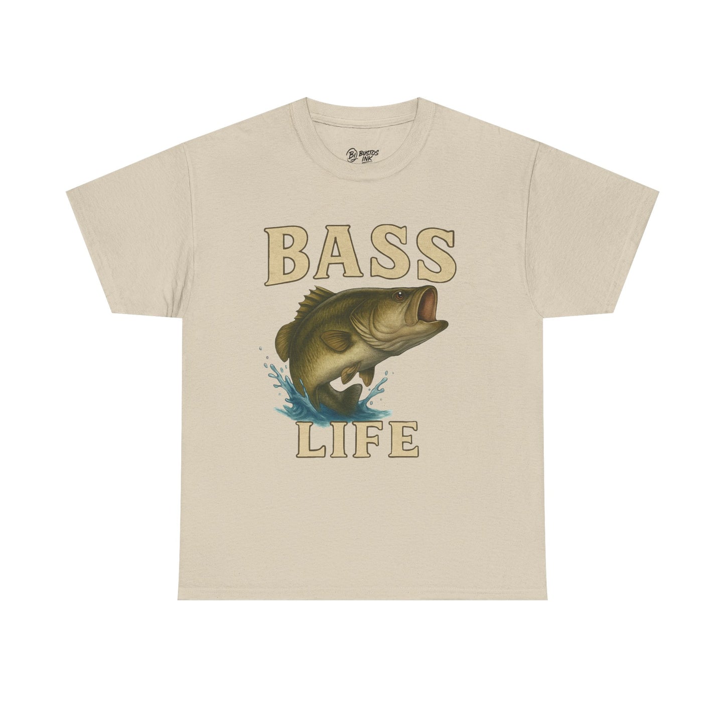 Bass Life Fishing Tee, Unisex Cotton Shirt, Outdoor Enthusiast Gift, Angler Apparel, Casual Summer Top, Fishing Event Shirt