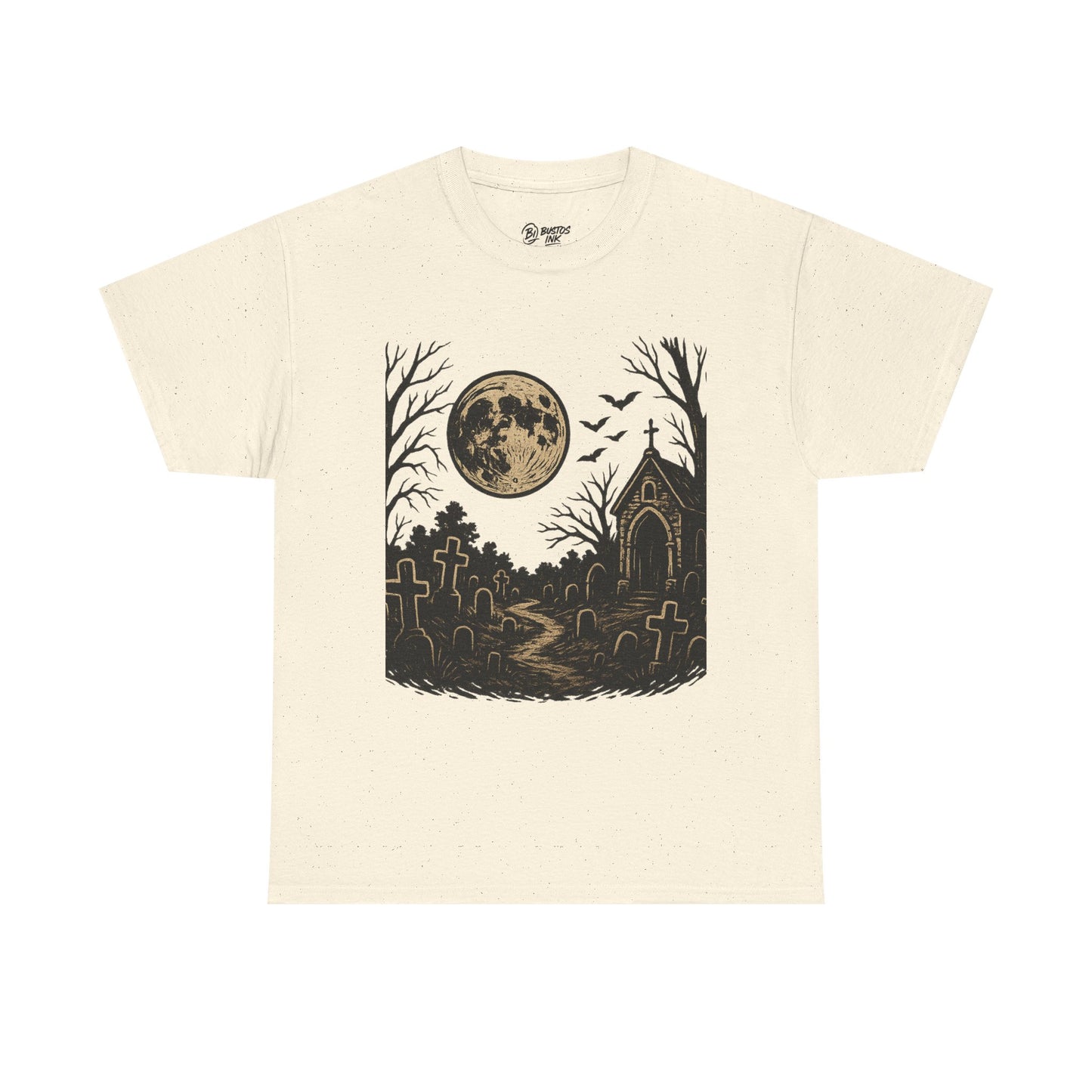 Spooky Moonlight Unisex Tee - Halloween Apparel, Graphic T-Shirt, Gothic Style, Fall Wardrobe, Casual Outfit