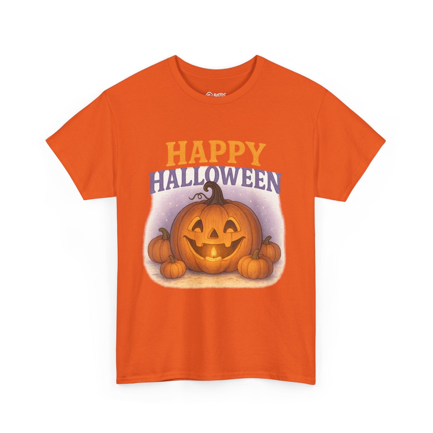 Halloween Pumpkin Unisex Cotton Tee, Fall Apparel, Costume Party Shirt, Spooky Season T-Shirt, Halloween Gift Idea