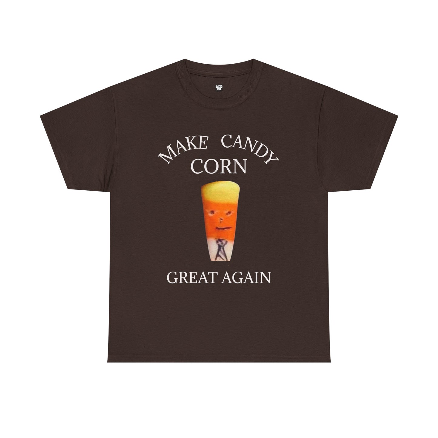 Halloween Tee, Funny Candy Corn Unisex Heavy Cotton T-Shirt
