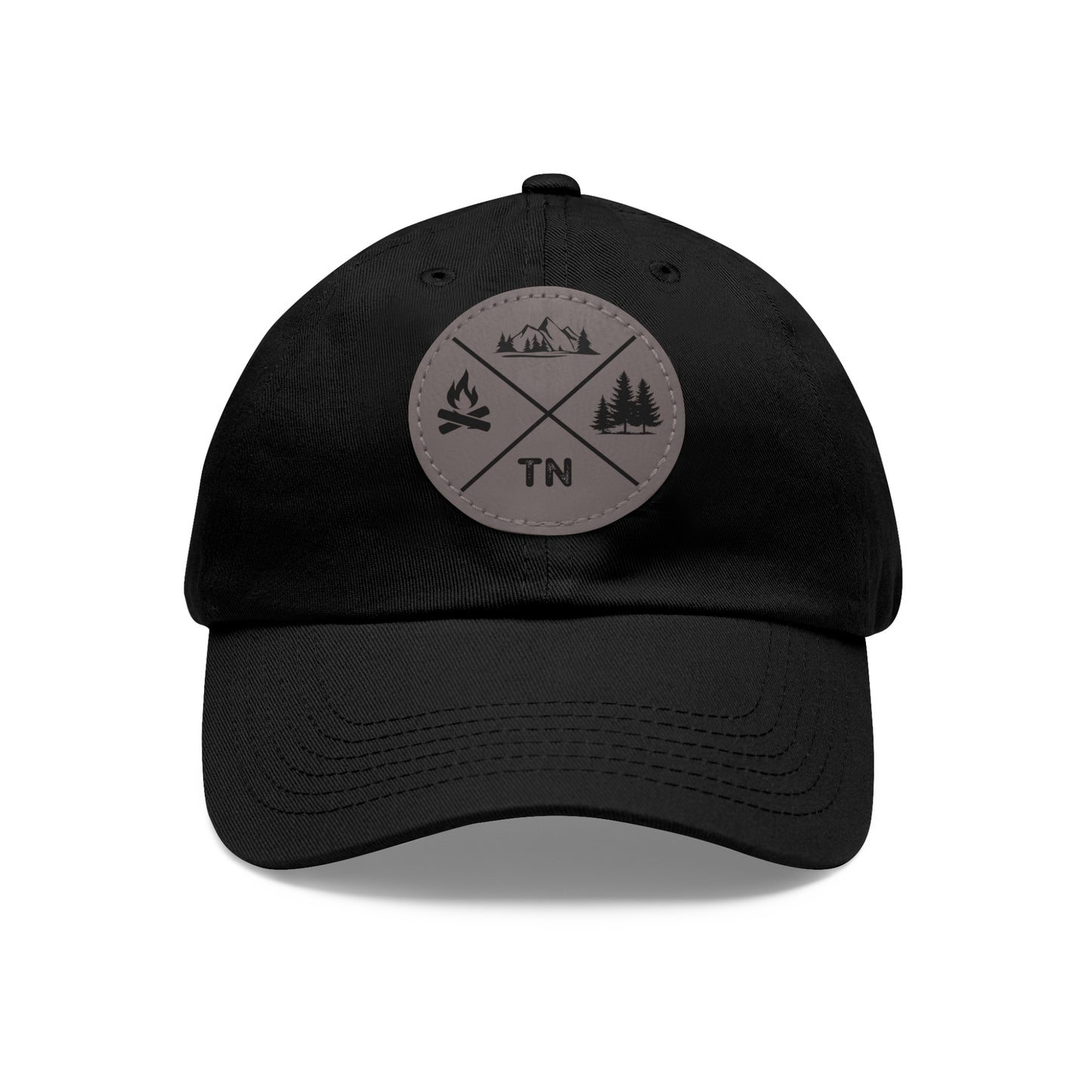 Hat with Leather Tennessee Outdoors Patch