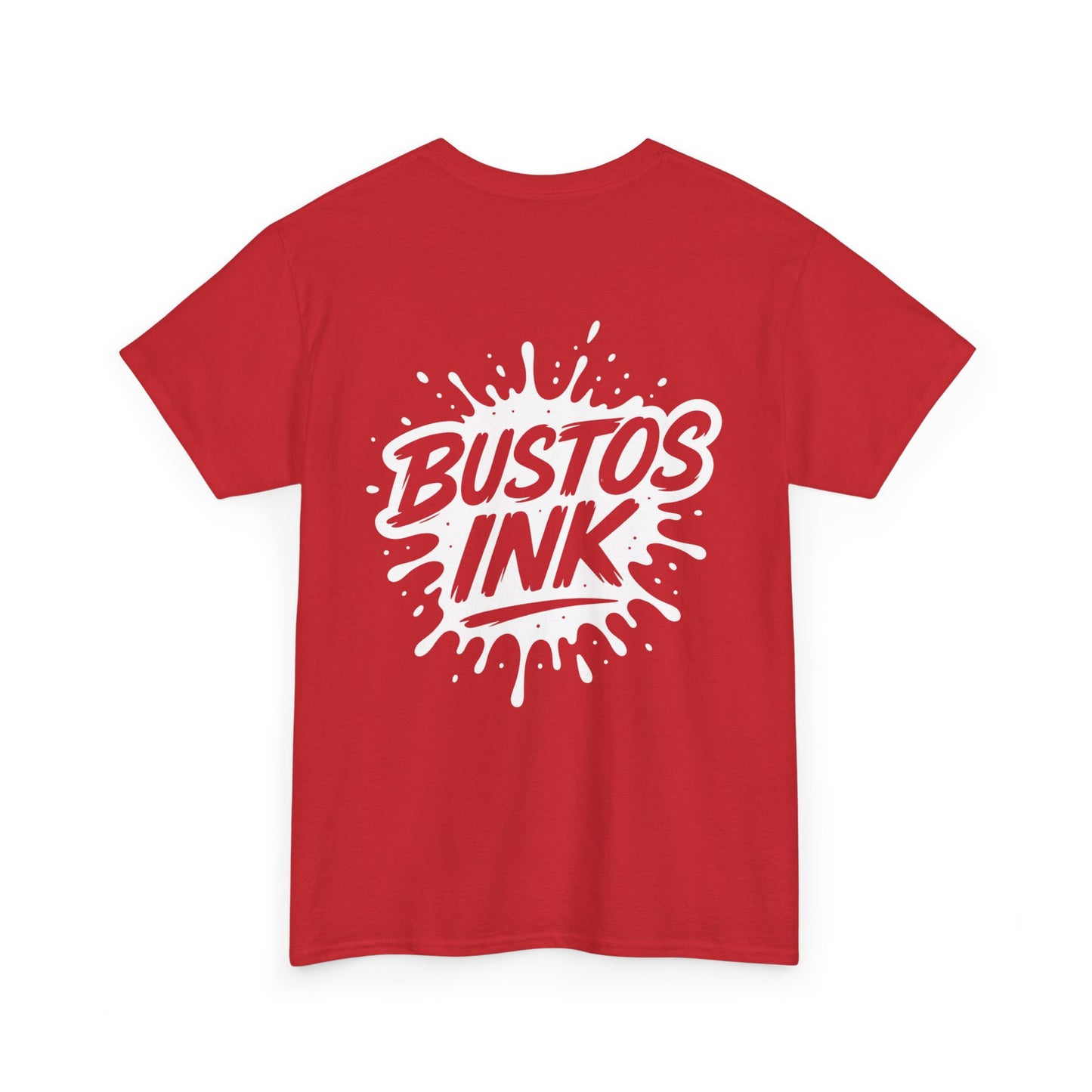 Bold Graphic Tee - Bustos Ink, Unisex Tee, Casual Wear, Street Style Shirt, Creative Gift, Graphic Art Fashion