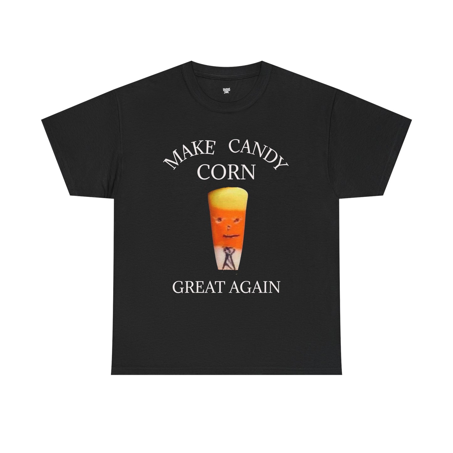 Halloween Tee, Funny Candy Corn Unisex Heavy Cotton T-Shirt