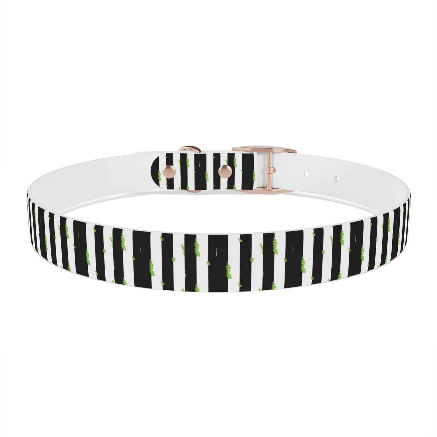 Beetlejuice Style Dog Collar