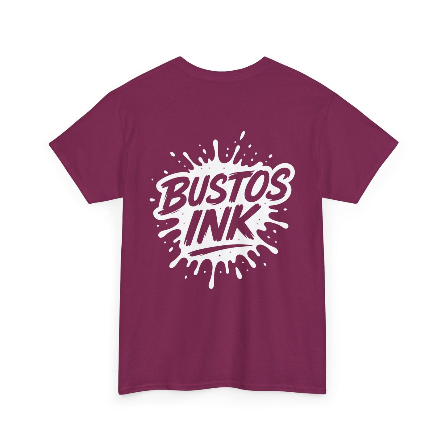 Bold Graphic Tee - Bustos Ink, Unisex Tee, Casual Wear, Street Style Shirt, Creative Gift, Graphic Art Fashion