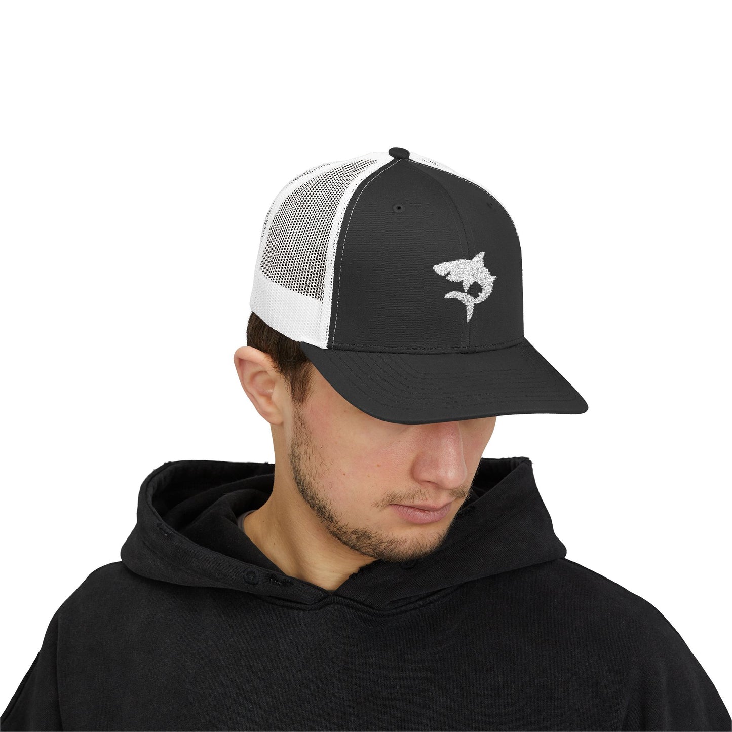 Shark Embroidered Cap