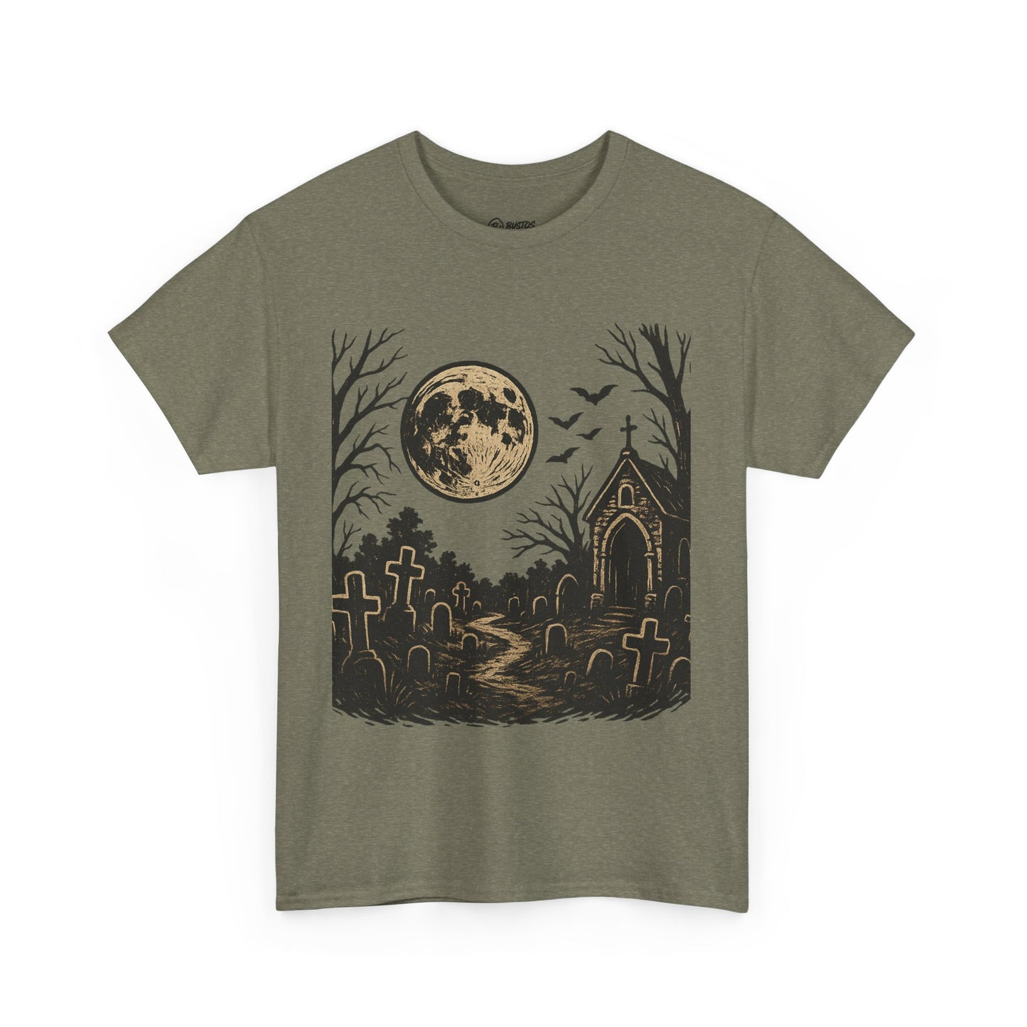 Spooky Moonlight Unisex Tee - Halloween Apparel, Graphic T-Shirt, Gothic Style, Fall Wardrobe, Casual Outfit