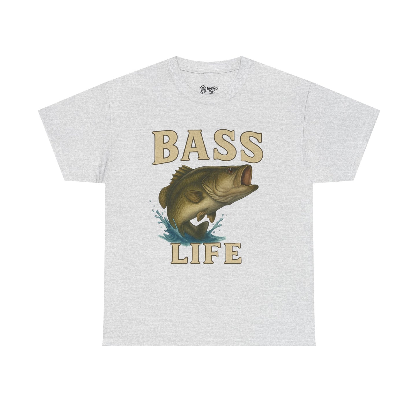 Bass Life Fishing Tee, Unisex Cotton Shirt, Outdoor Enthusiast Gift, Angler Apparel, Casual Summer Top, Fishing Event Shirt