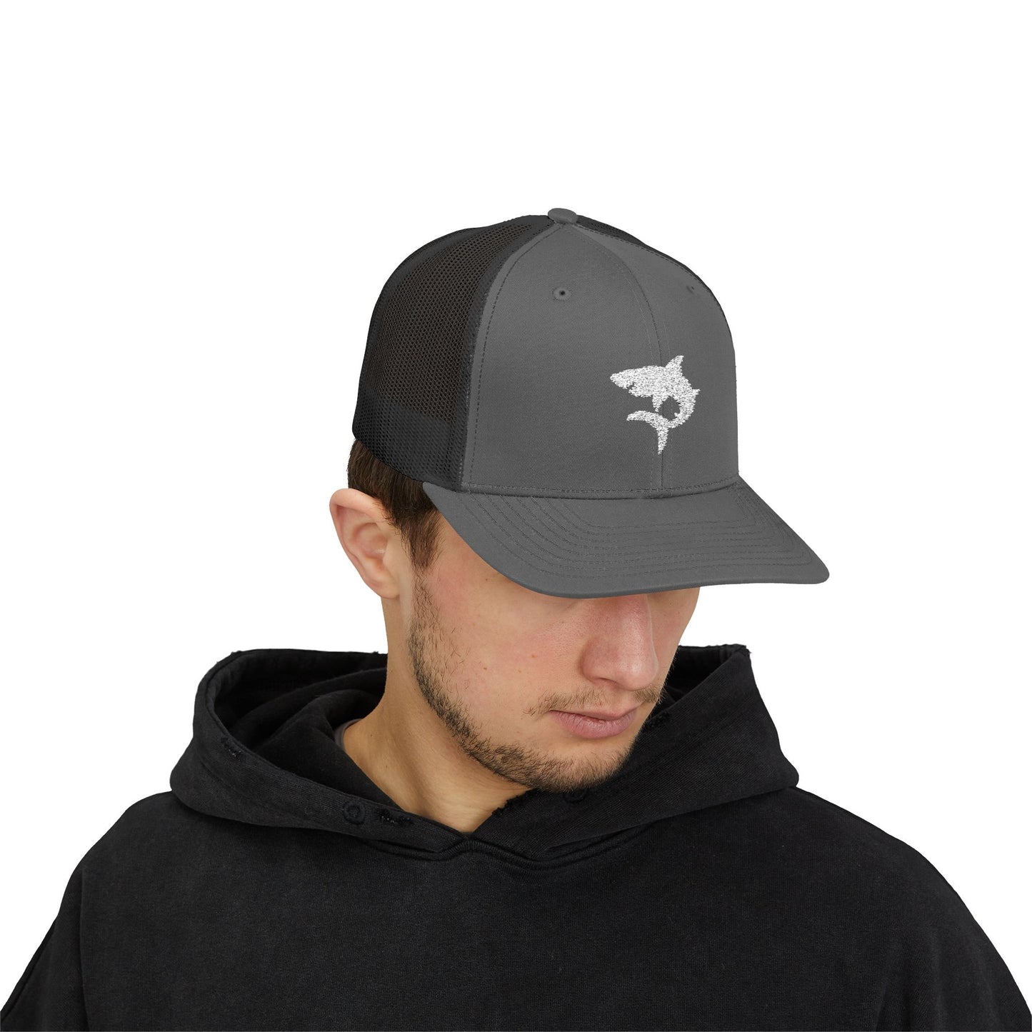 Shark Embroidered Cap