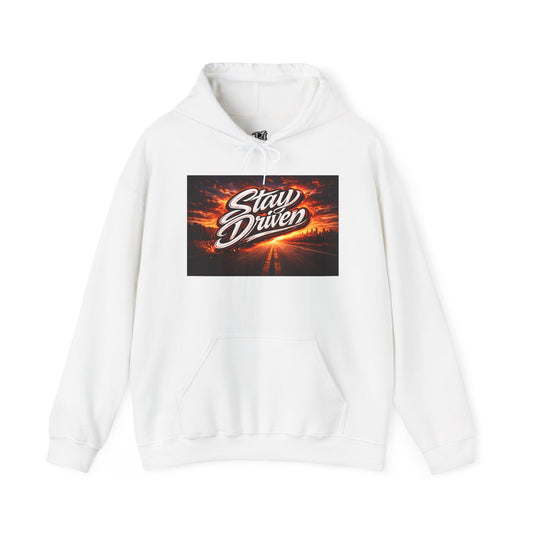 Stay Driven Hoodie – Motivational Road Trip Pullover
