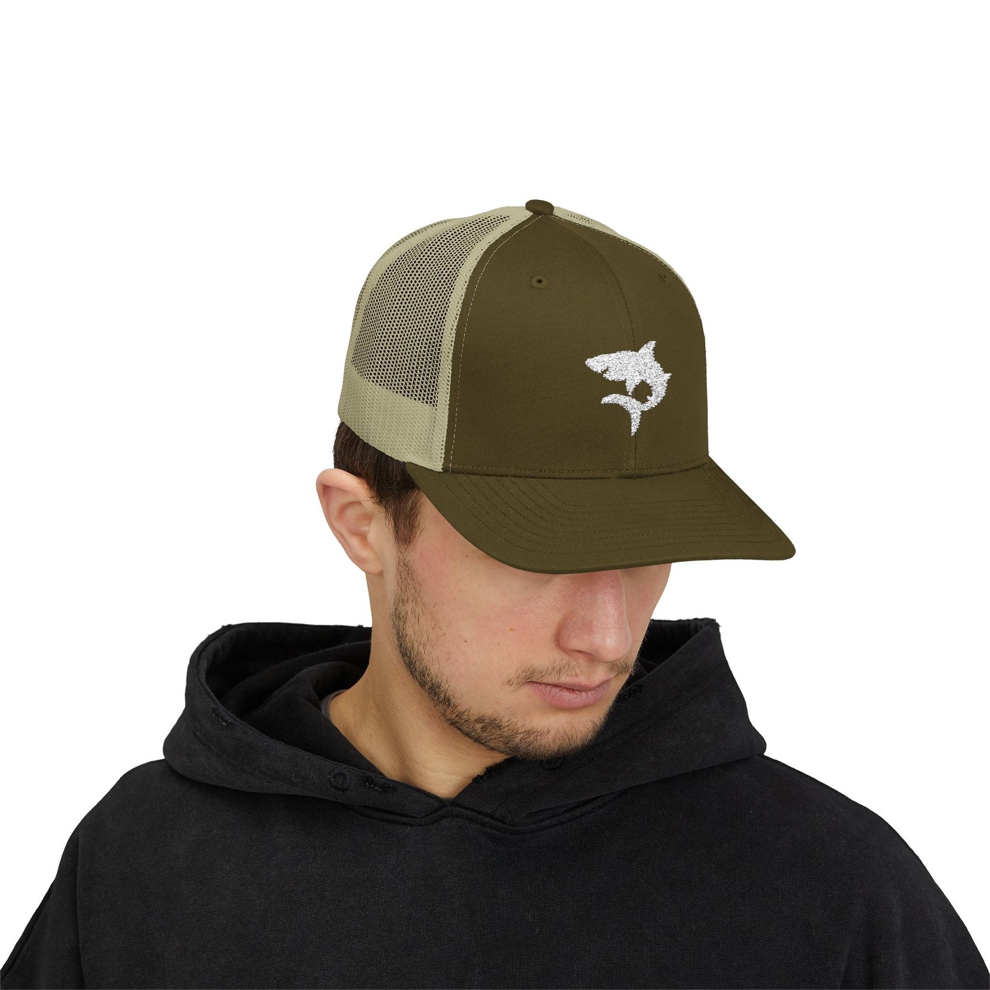 Shark Embroidered Cap