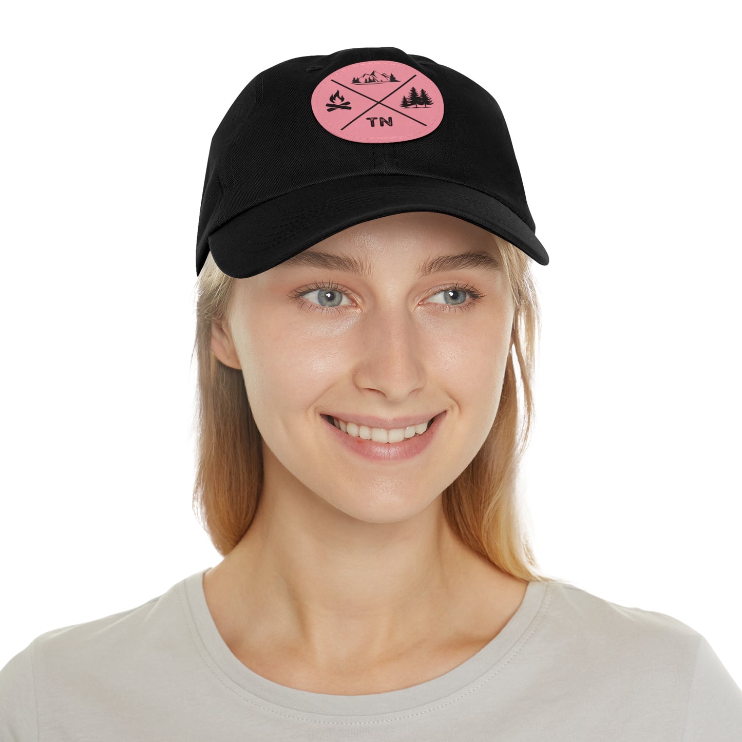 Hat with Leather Tennessee Outdoors Patch
