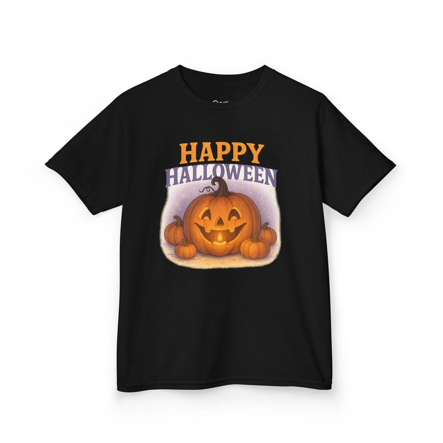 Kids Halloween Pumpkin Tee, Spooky T-Shirt for Kids, Fall Festival Clothes, Trick or Treat Shirt, Halloween Costume Tee