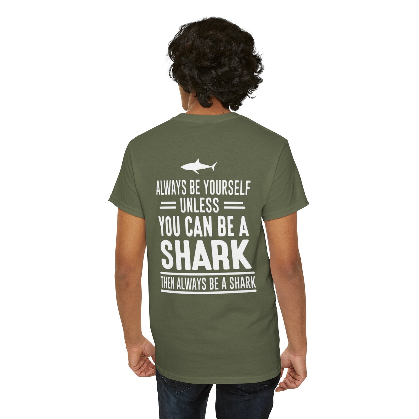Always Be A Shark Unisex Cotton Tee