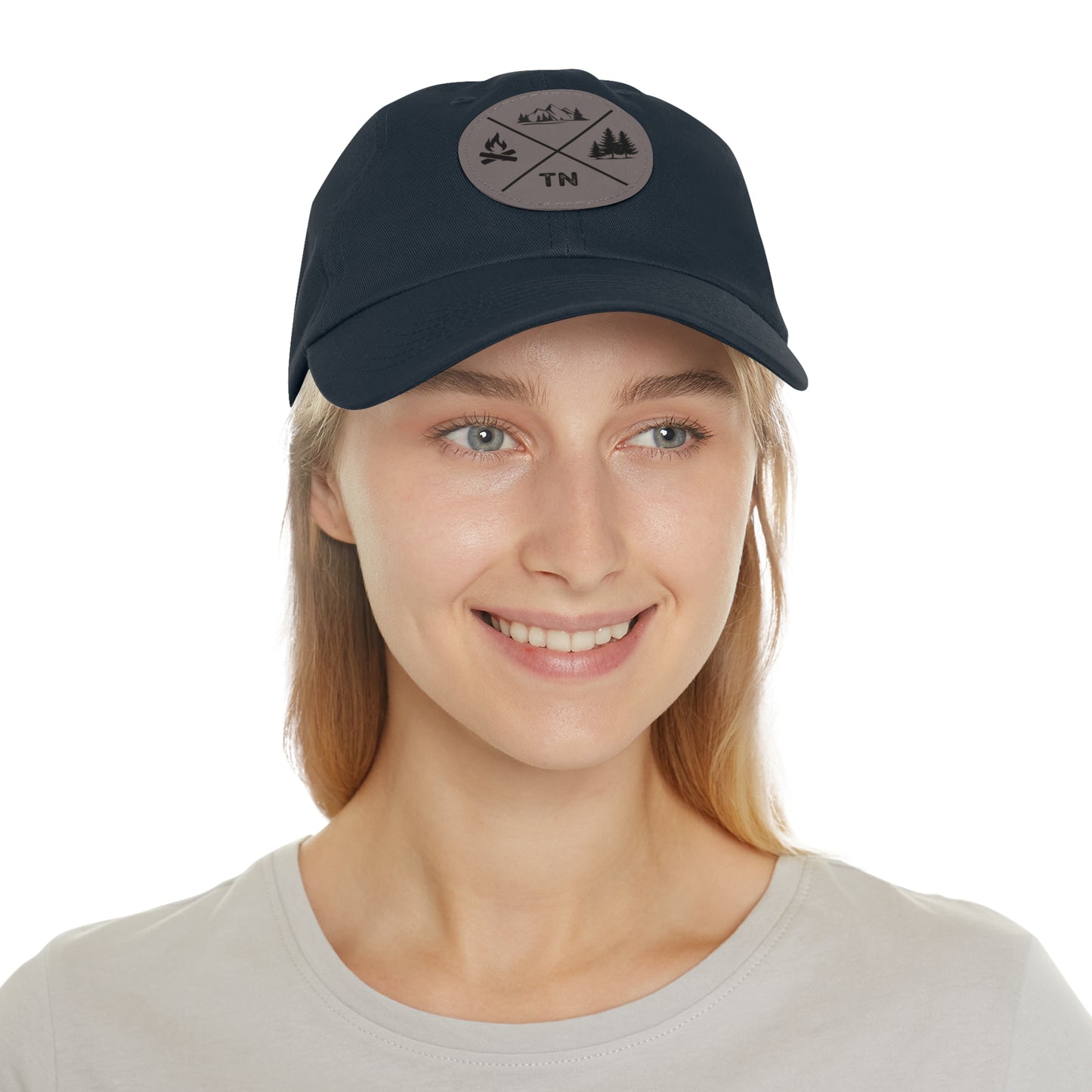 Hat with Leather Tennessee Outdoors Patch