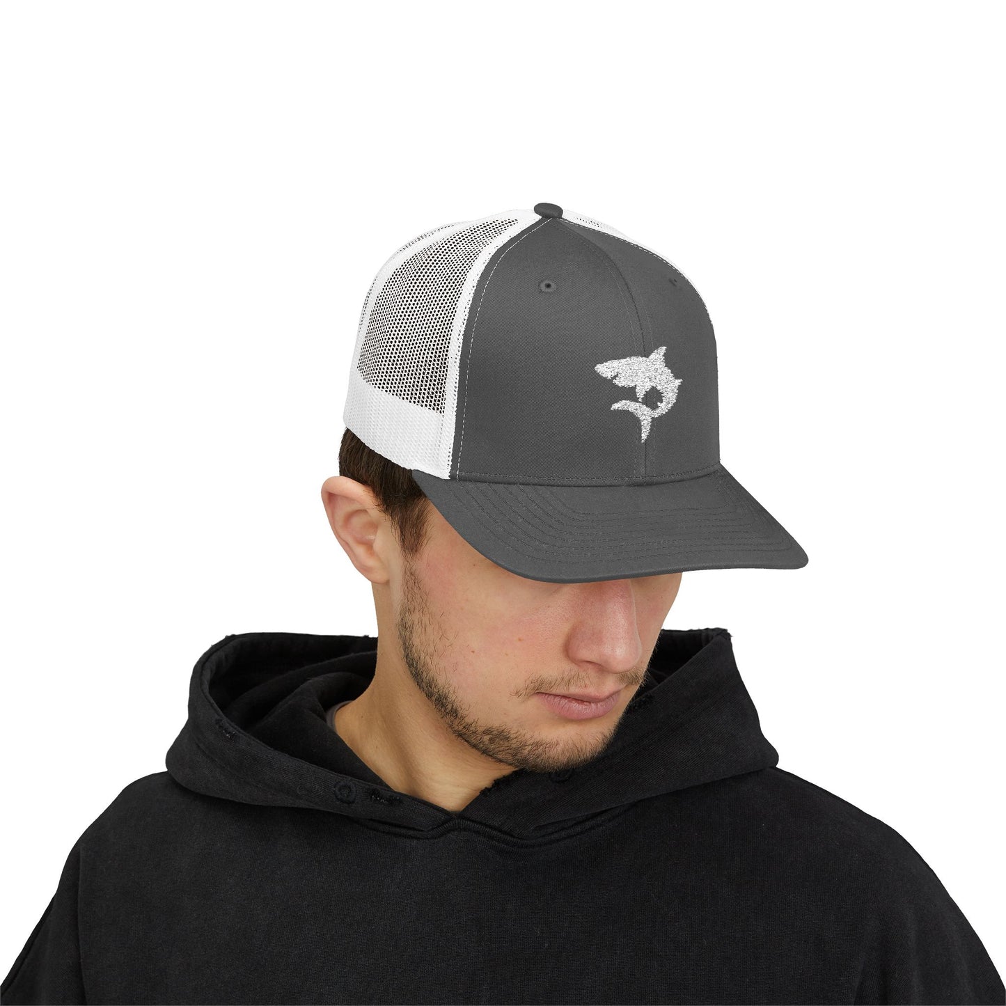 Shark Embroidered Cap