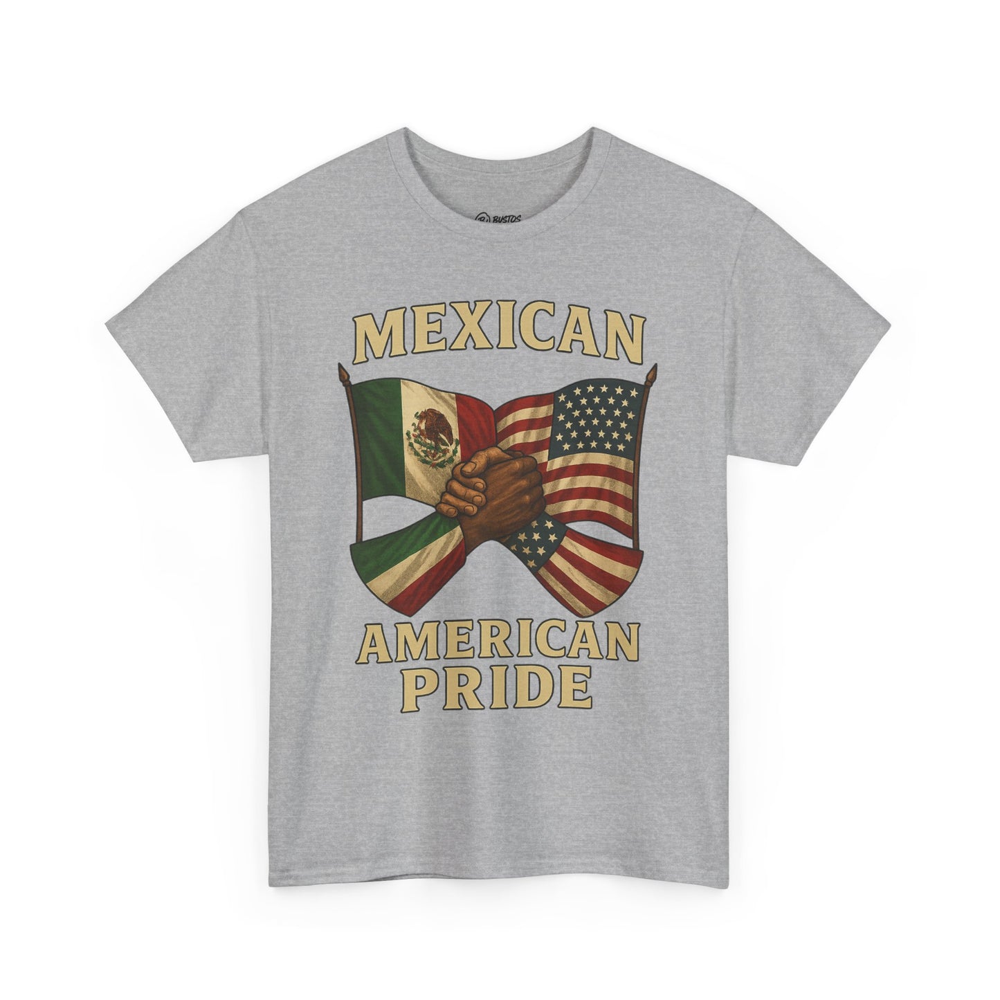 Mexican American Pride Tee, Unisex Cotton T-Shirt for Cultural Celebrations, Independence Day, Heritage Month, Gift for Patriotic Friends