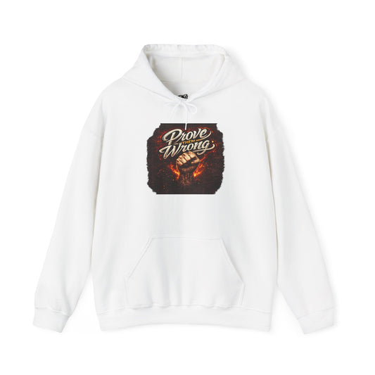 Prove them Wrong Hoodie — Motivational Vintage Fire Graphic Sweatshirt