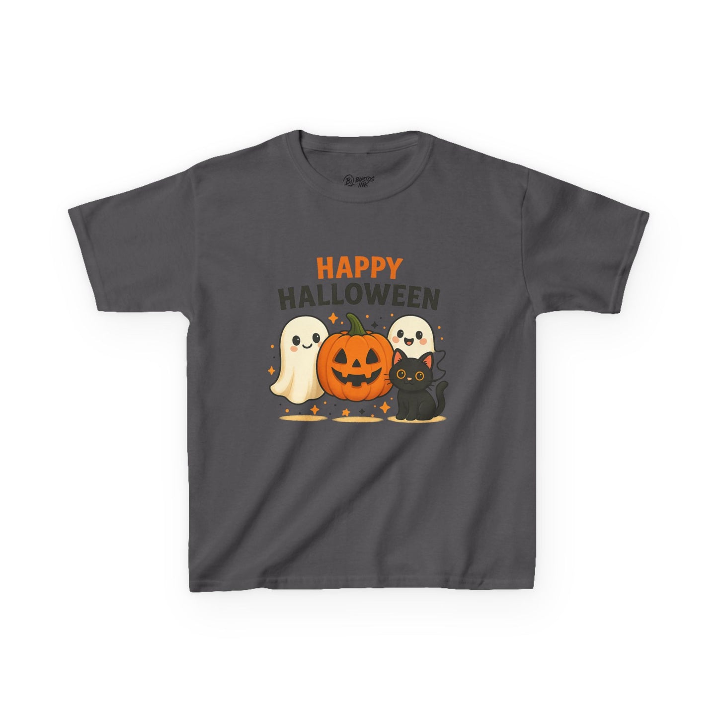 Kids Halloween Tee, Fun Halloween Shirt, Ghosts and Pumpkin Design, Spooky Kids T-Shirt, Fall Festival Apparel, Halloween Costume Tee