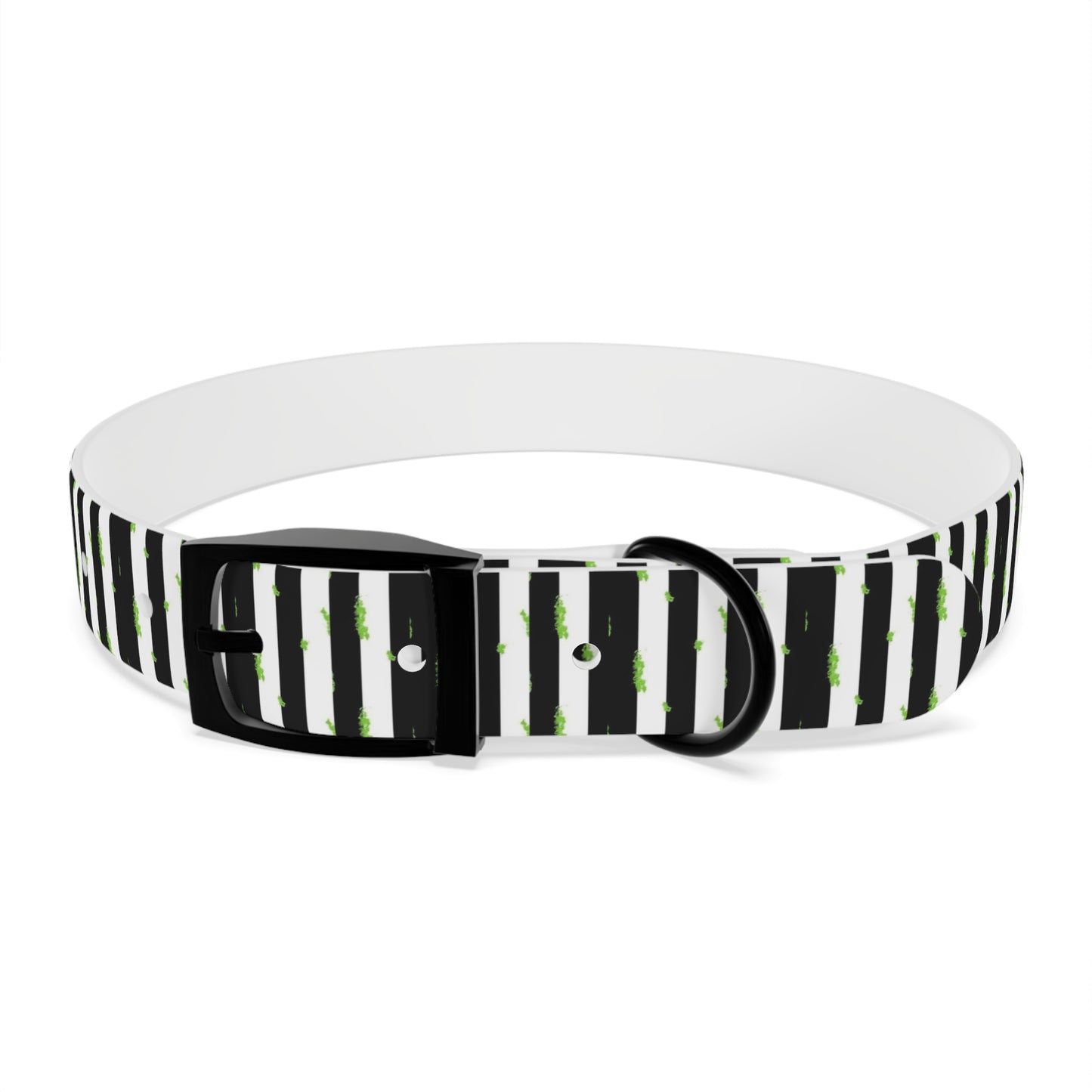 Beetlejuice Style Dog Collar