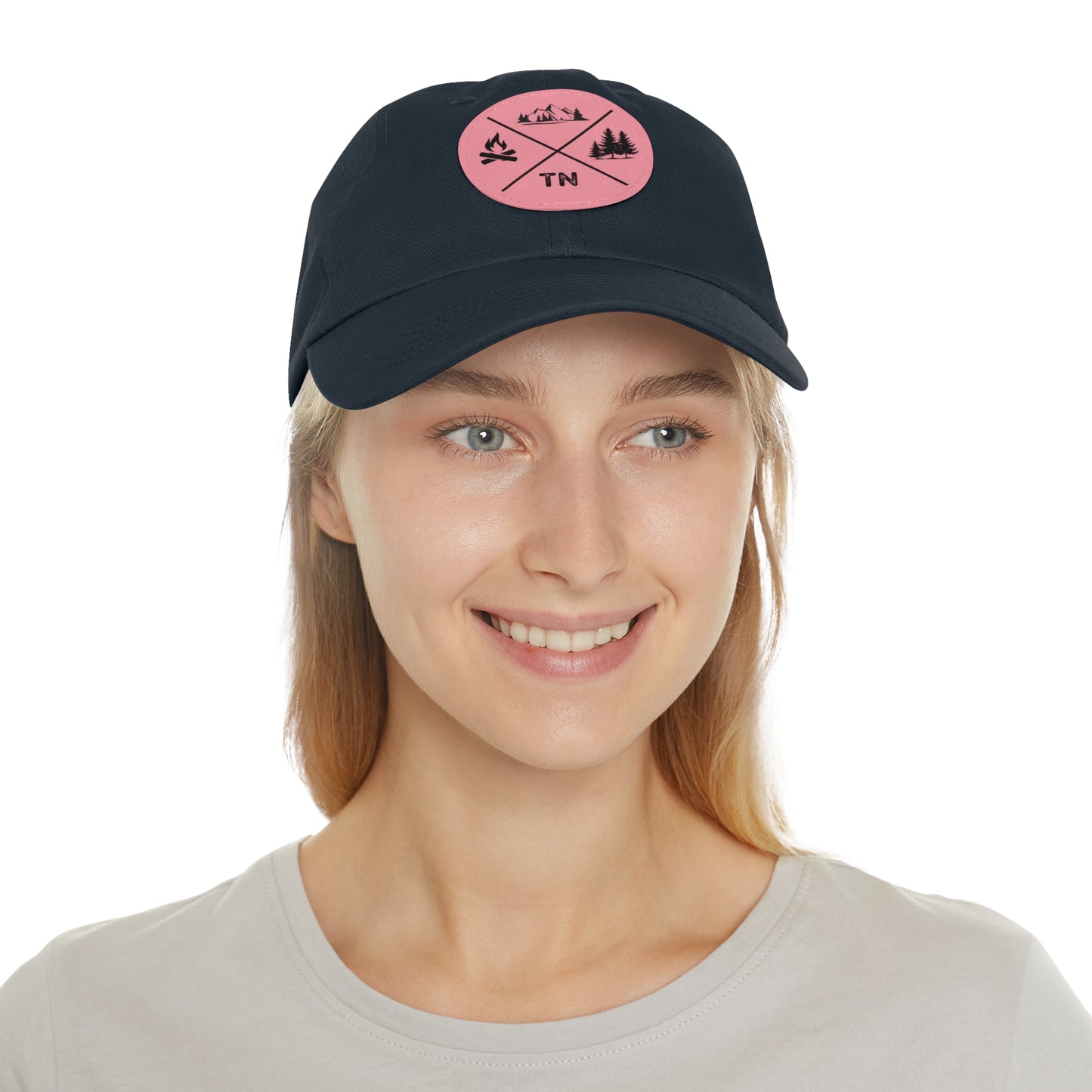 Hat with Leather Tennessee Outdoors Patch