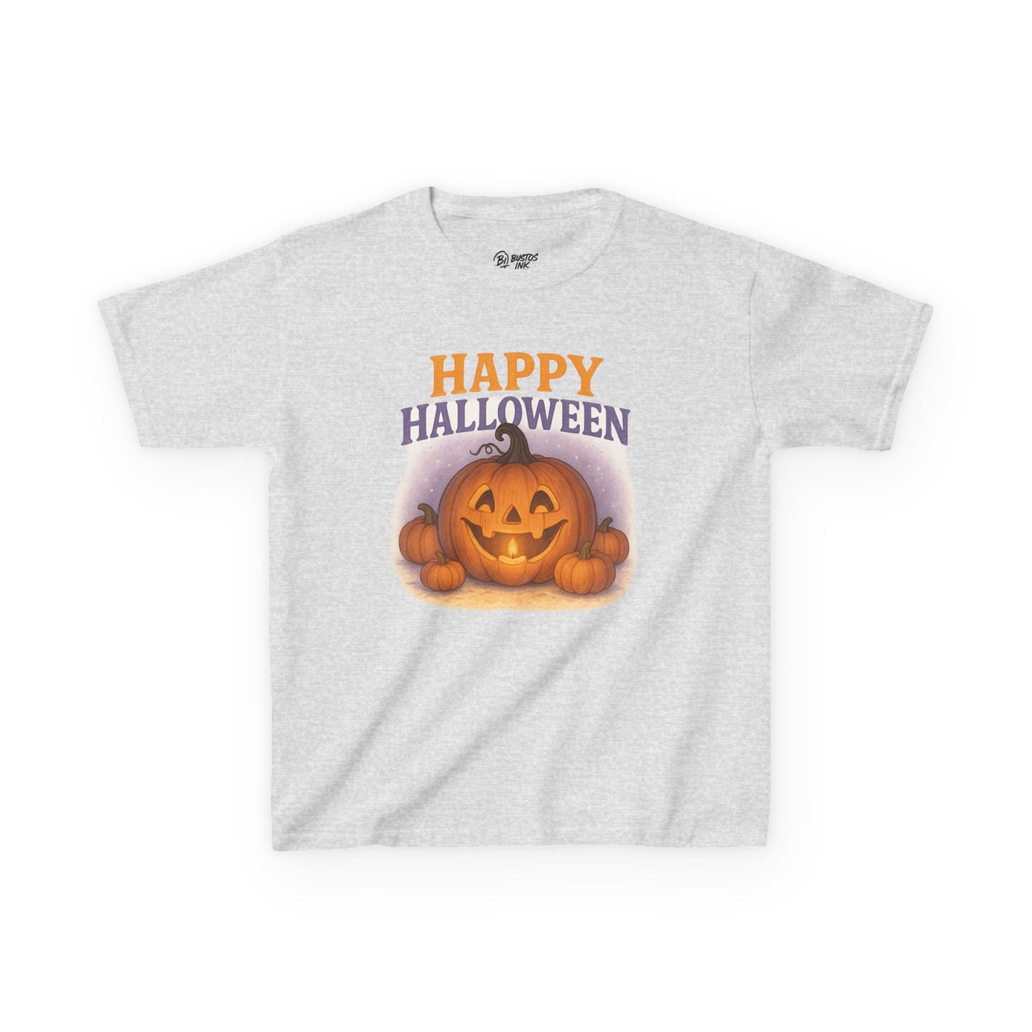 Kids Halloween Pumpkin Tee, Spooky T-Shirt for Kids, Fall Festival Clothes, Trick or Treat Shirt, Halloween Costume Tee