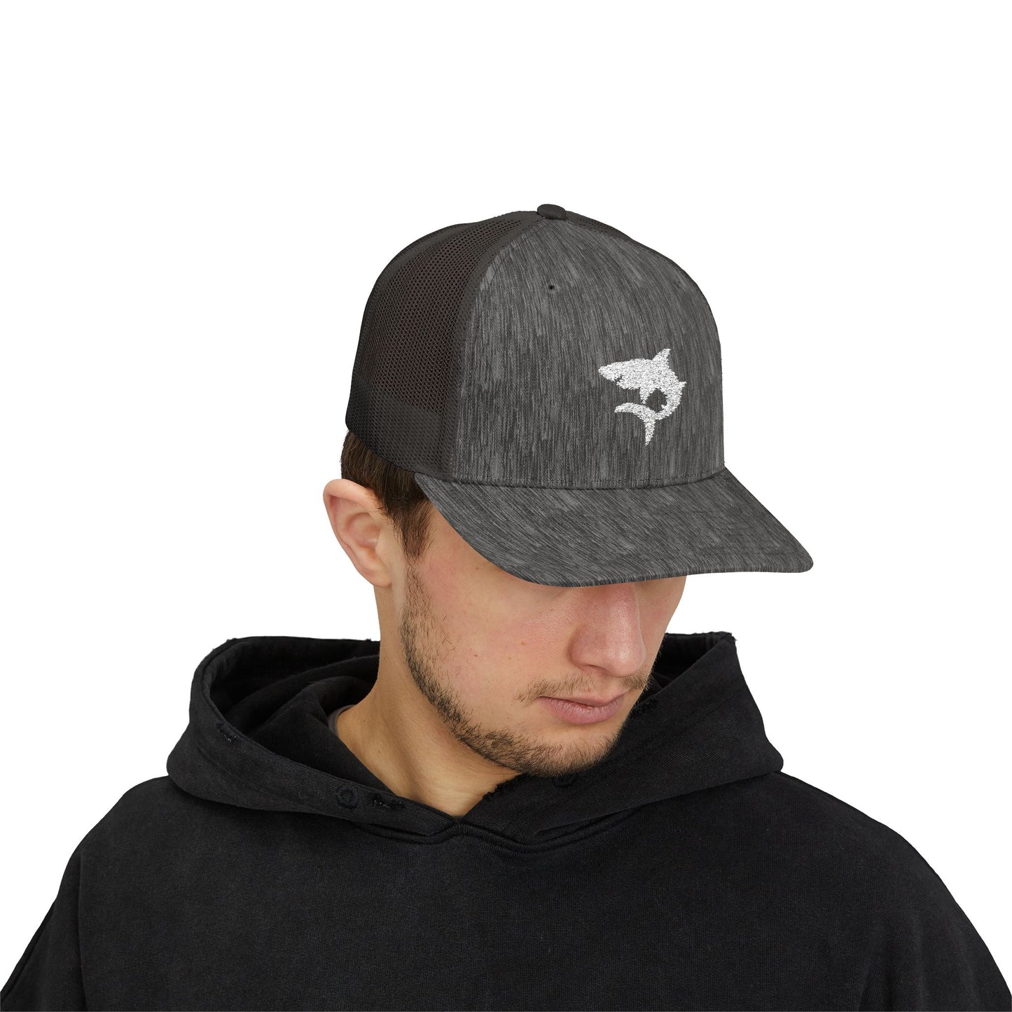 Shark Embroidered Cap