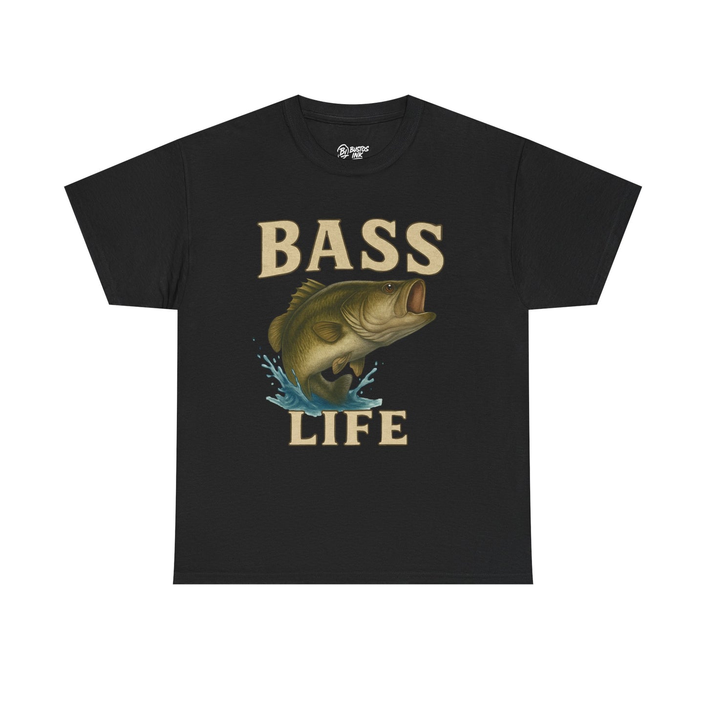 Bass Life Fishing Tee, Unisex Cotton Shirt, Outdoor Enthusiast Gift, Angler Apparel, Casual Summer Top, Fishing Event Shirt