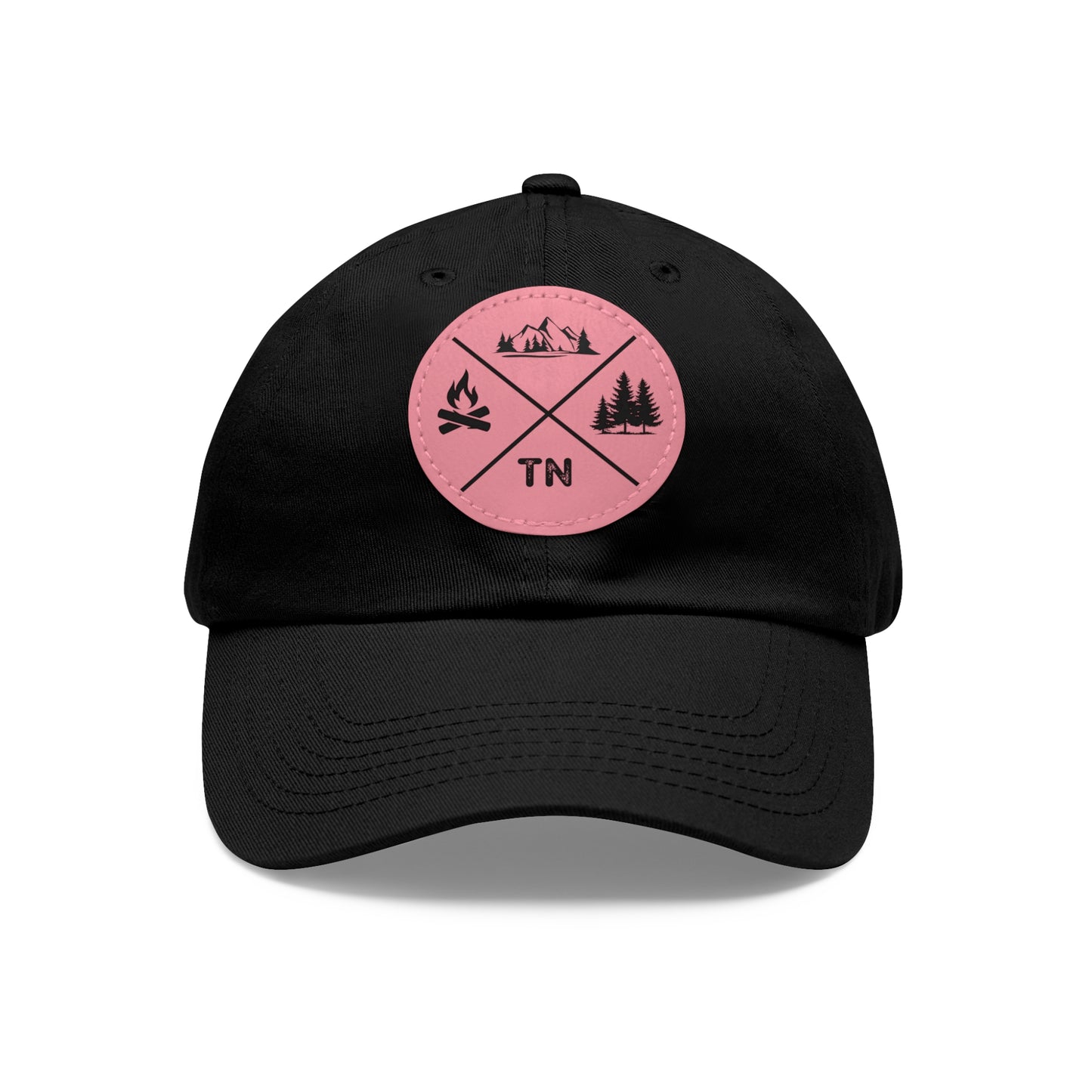 Hat with Leather Tennessee Outdoors Patch