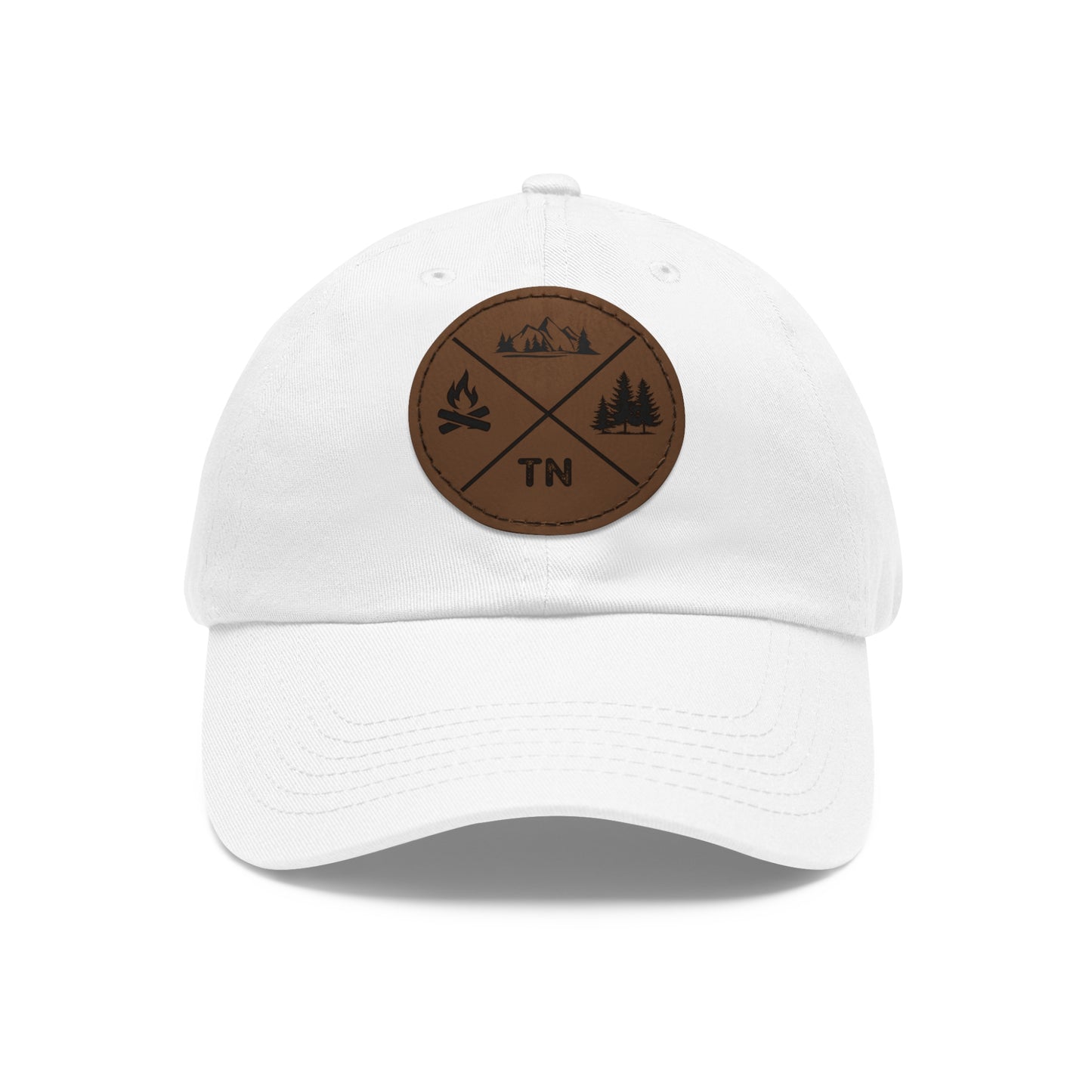 Hat with Leather Tennessee Outdoors Patch