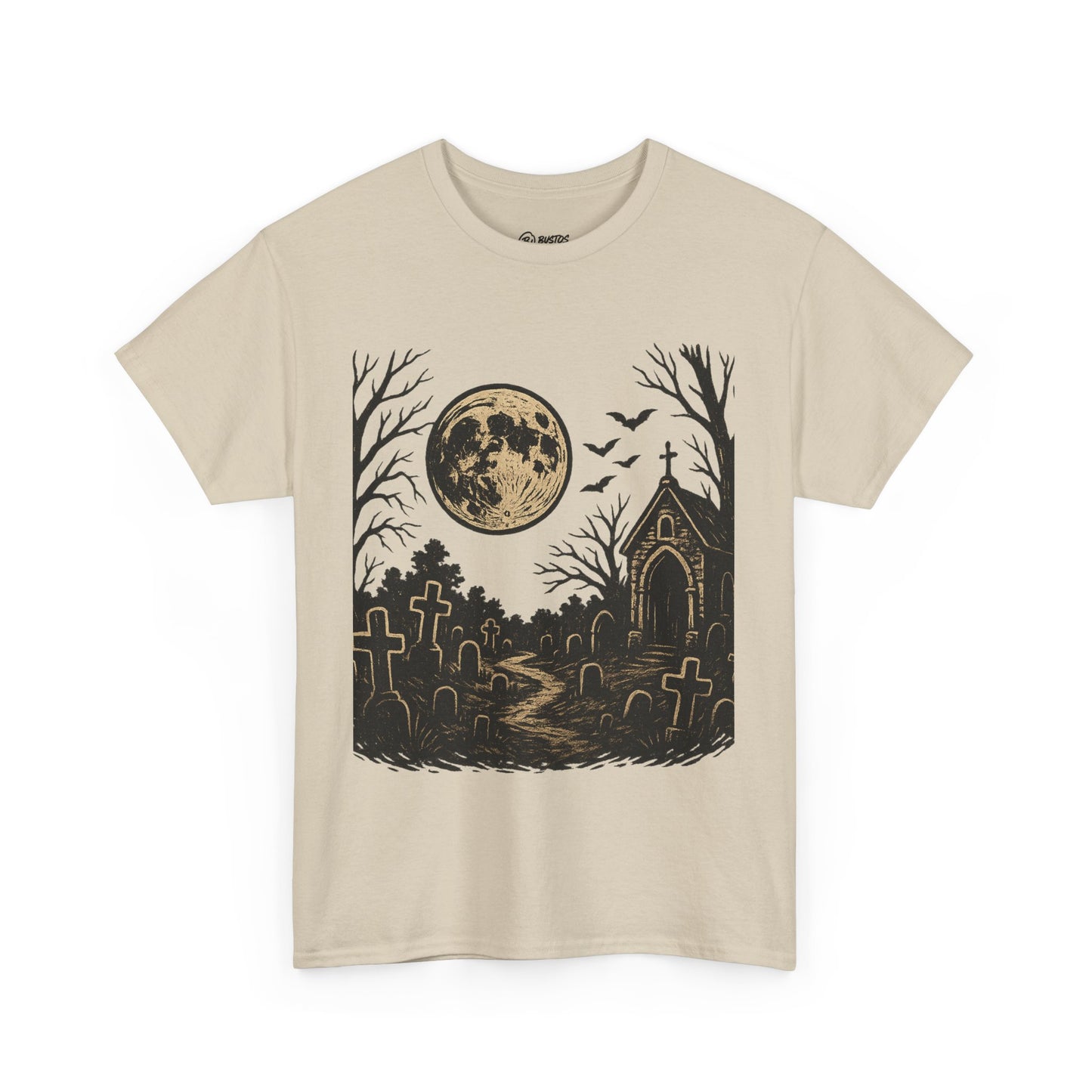 Spooky Moonlight Unisex Tee - Halloween Apparel, Graphic T-Shirt, Gothic Style, Fall Wardrobe, Casual Outfit