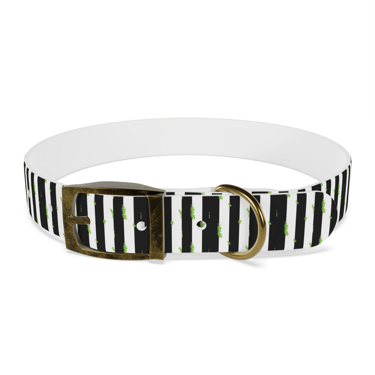 Beetlejuice Style Dog Collar