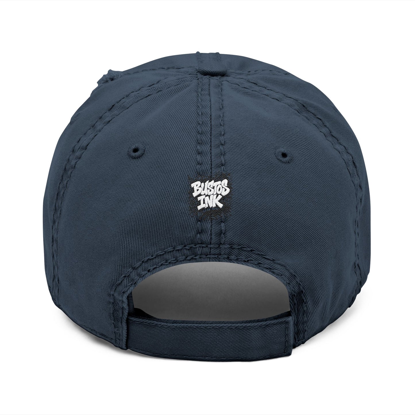 Bustos Ink Beach Distressed Embroidered Cap