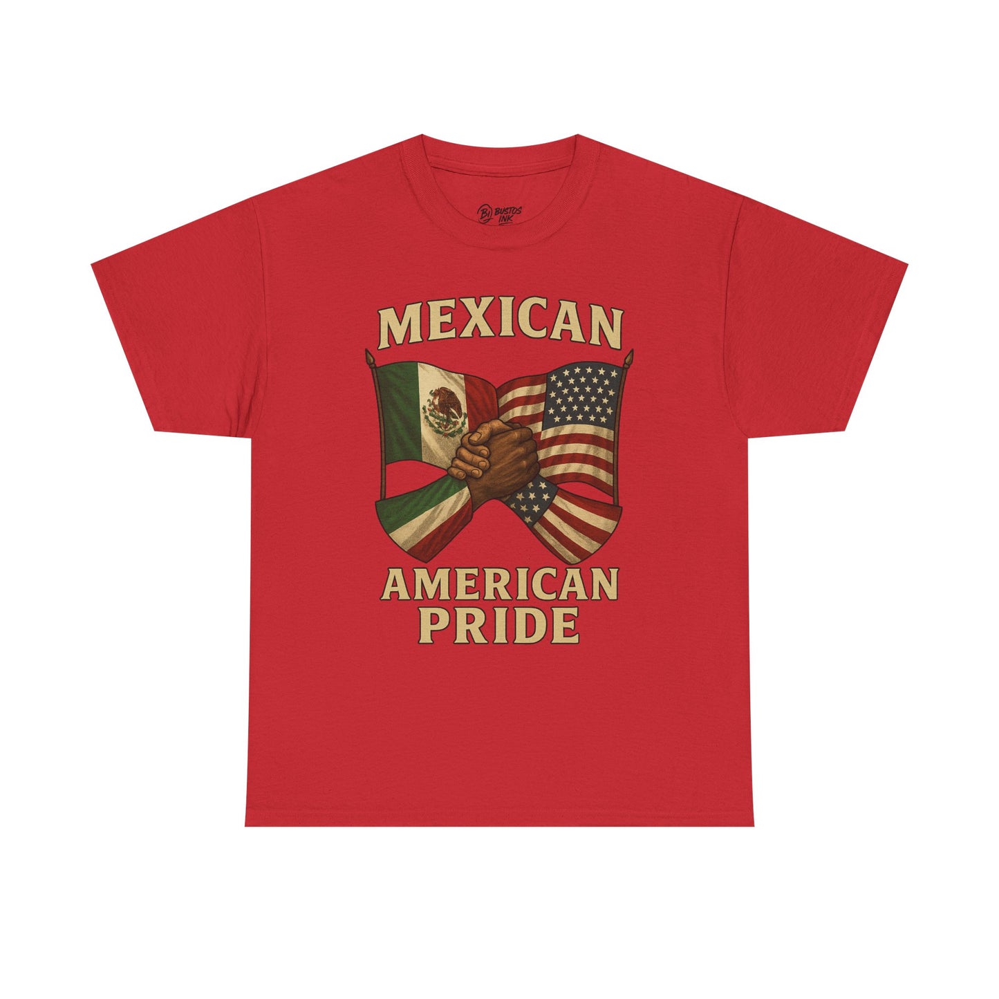 Mexican American Pride Tee, Unisex Cotton T-Shirt for Cultural Celebrations, Independence Day, Heritage Month, Gift for Patriotic Friends