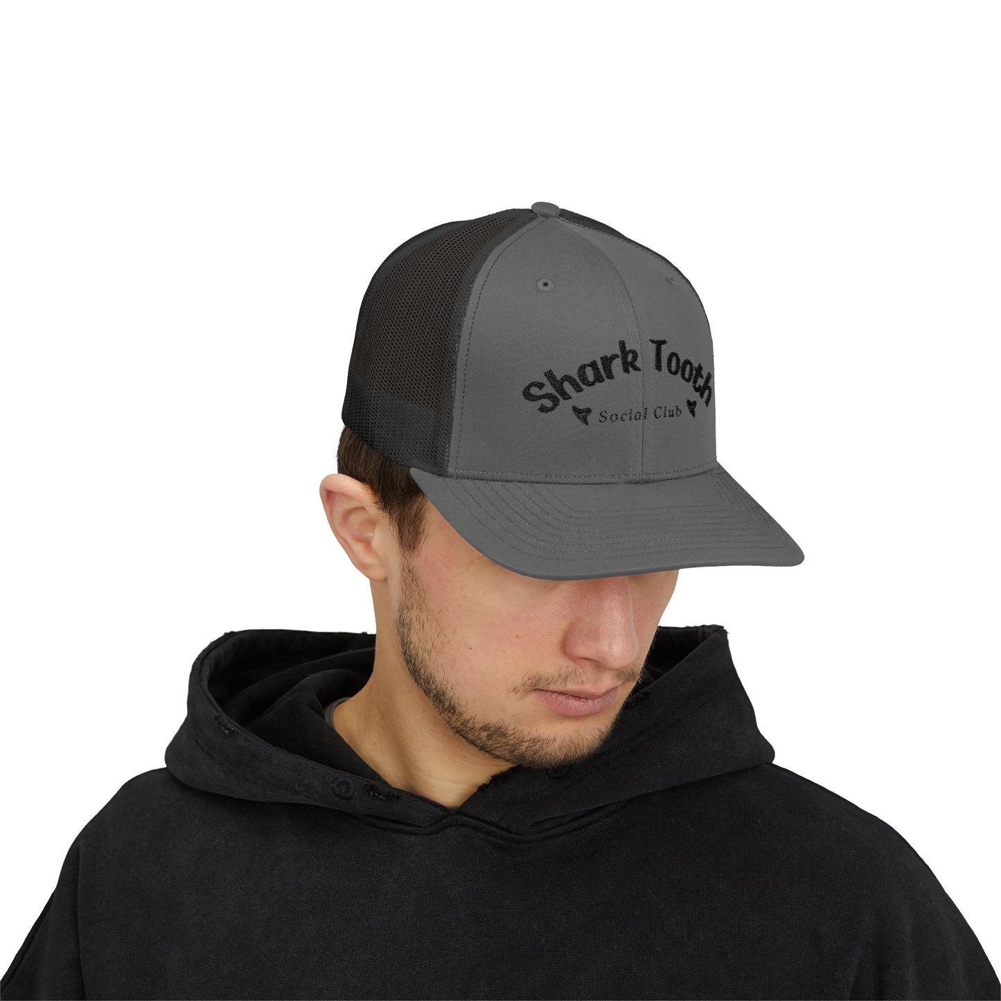 Shark Tooth Social Club Snapback Cap