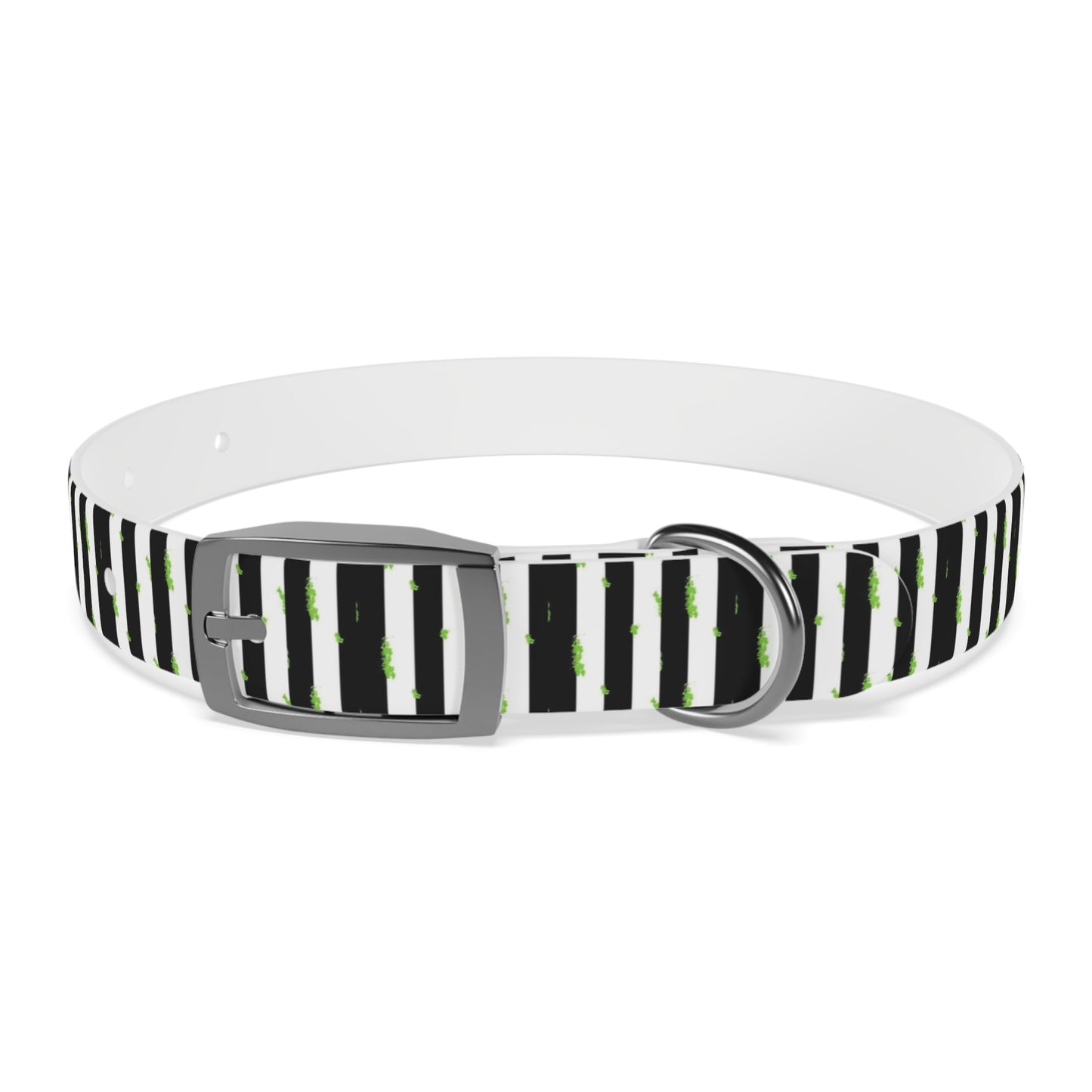 Beetlejuice Style Dog Collar