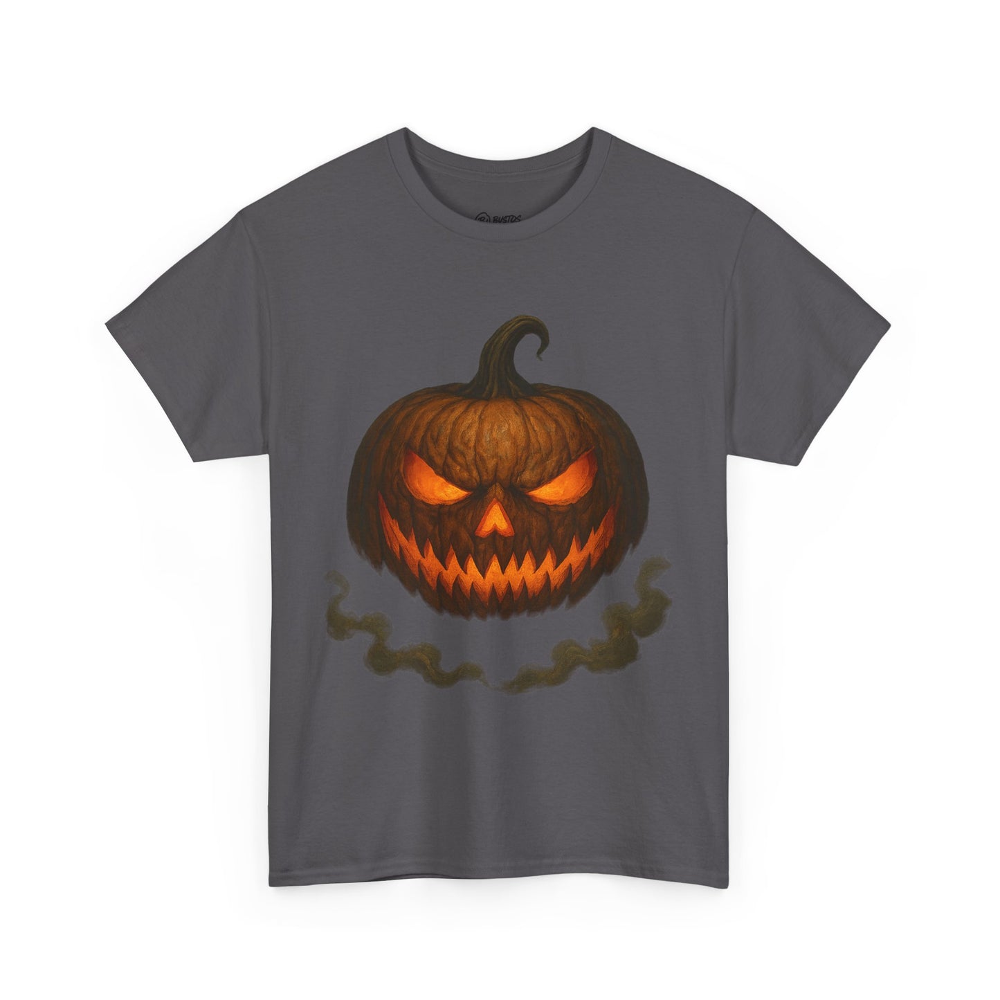 Spooky Pumpkin Halloween T-Shirt, Unisex Heavy Cotton Tee for Fall, Halloween Costume, Trick or Treat, Seasonal Fashion, Gift Idea