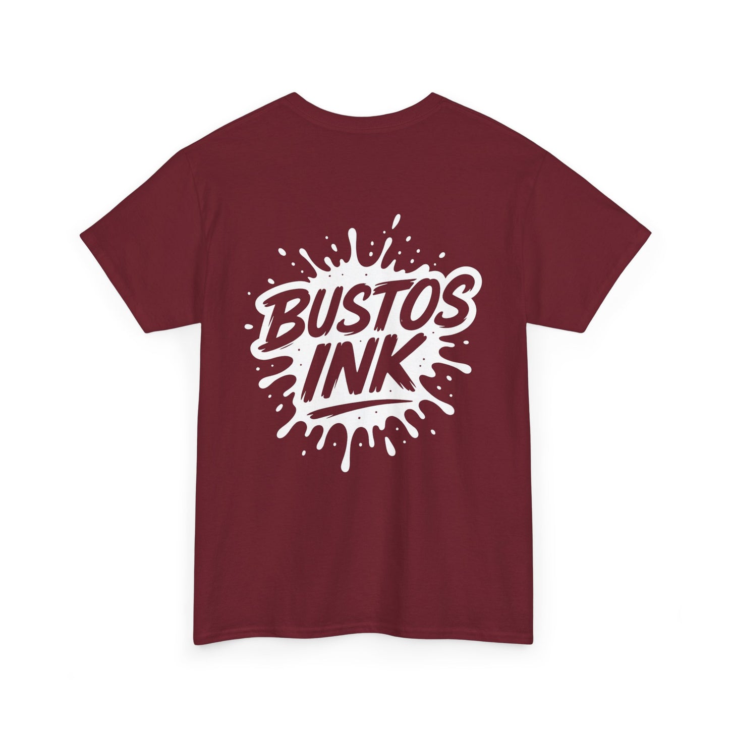 Bold Graphic Tee - Bustos Ink, Unisex Tee, Casual Wear, Street Style Shirt, Creative Gift, Graphic Art Fashion