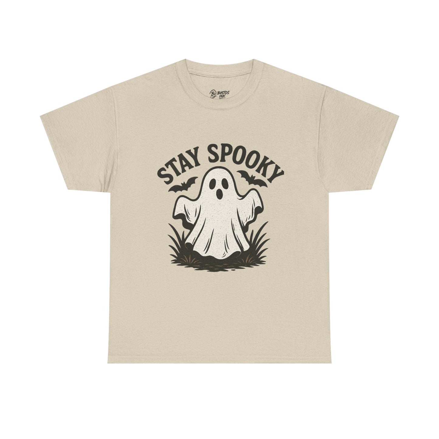 Spooky Ghost Tee - Perfect for Halloween, Unisex Cotton Shirt, Halloween Costume Top, Fall Apparel, Stay Spooky Tee