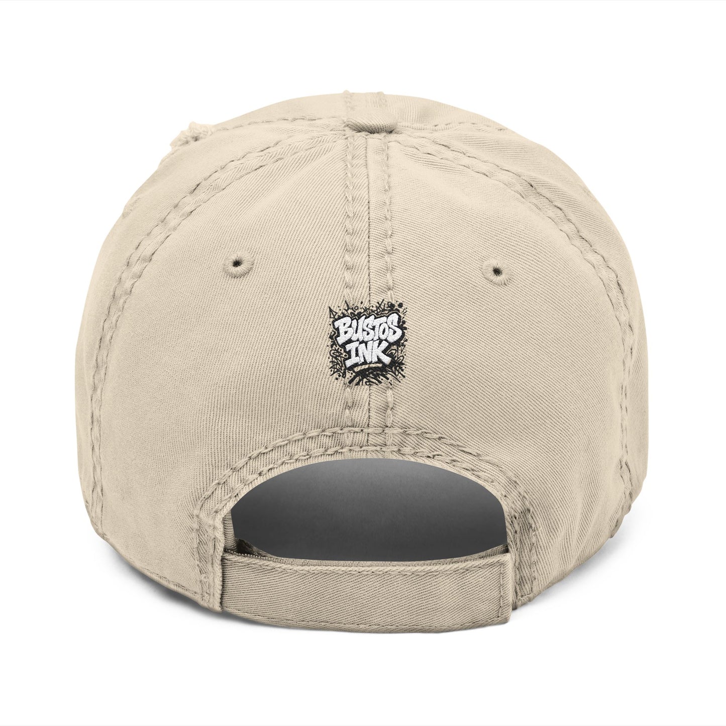 Bustos Ink Beach Distressed Embroidered Cap