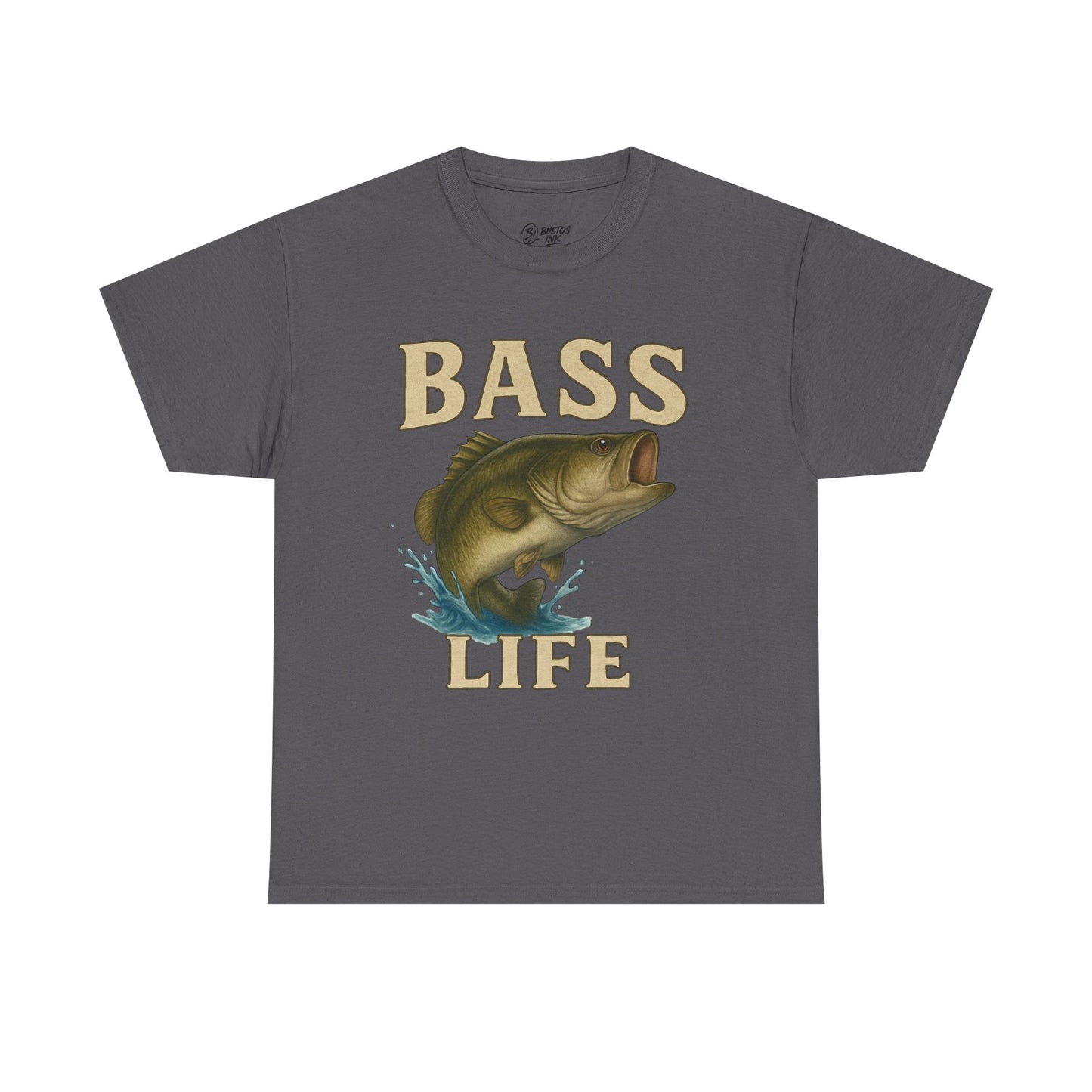 Bass Life Fishing Tee, Unisex Cotton Shirt, Outdoor Enthusiast Gift, Angler Apparel, Casual Summer Top, Fishing Event Shirt